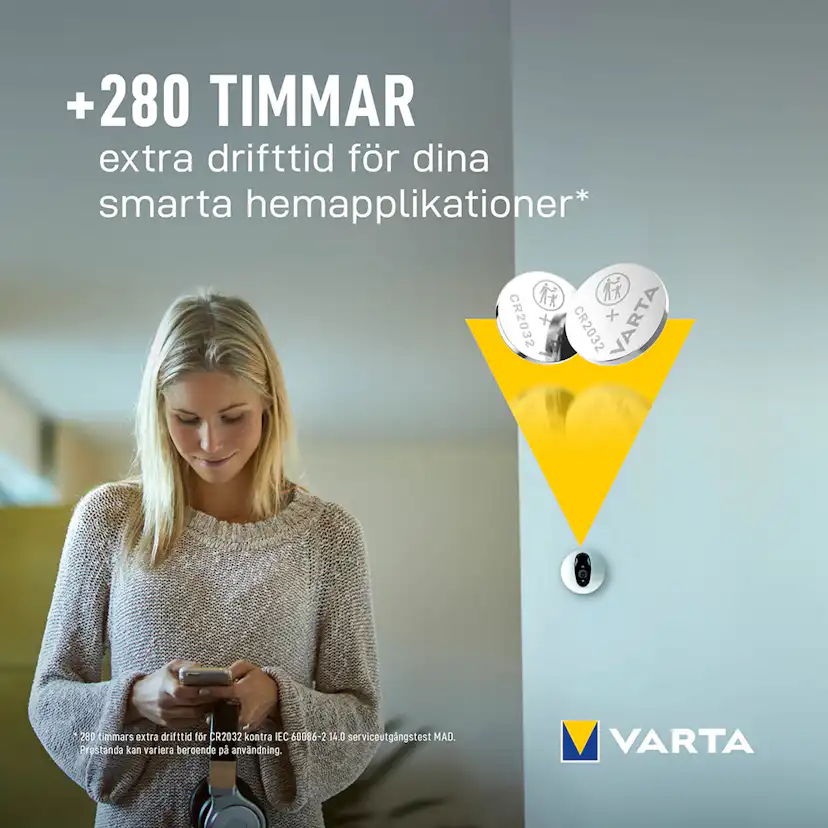 Batteri VARTA Litium CR2032 2-Pack