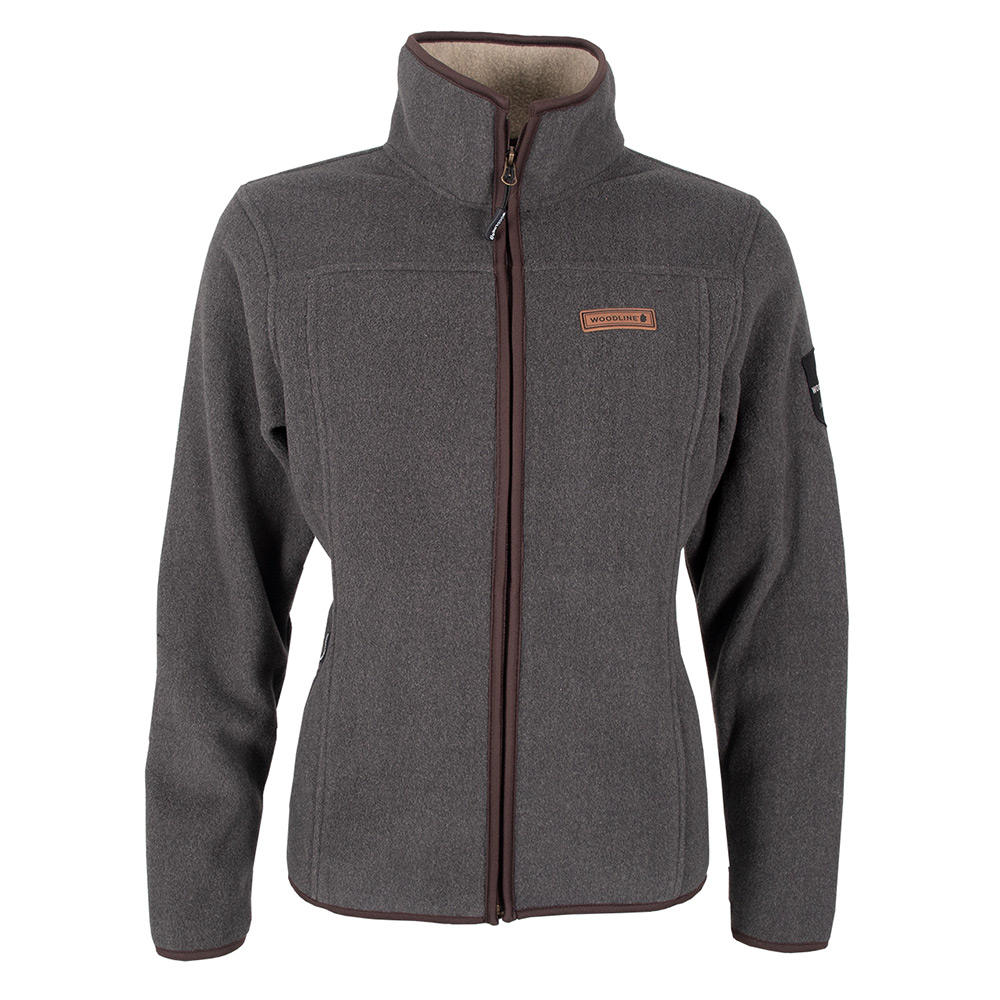 Fleecetröja Woodline Bolmen Grå Dam