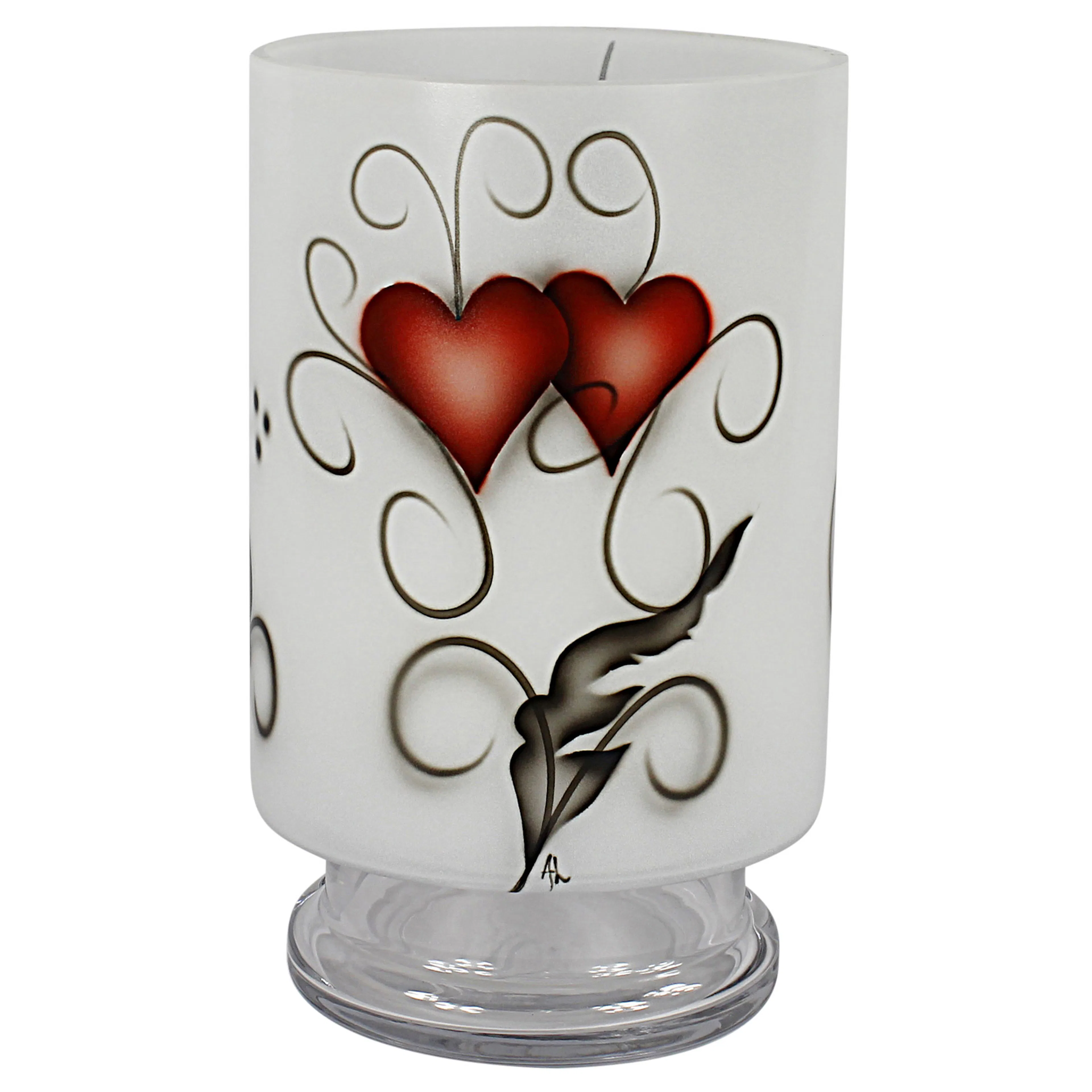 Stormlykta Nybro Crystal Heart Crystal Ink