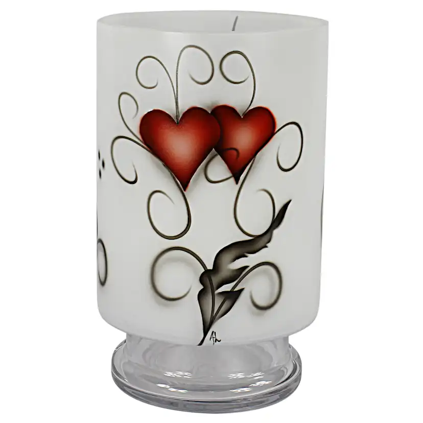 Stormlykta Nybro Crystal Heart Crystal Ink