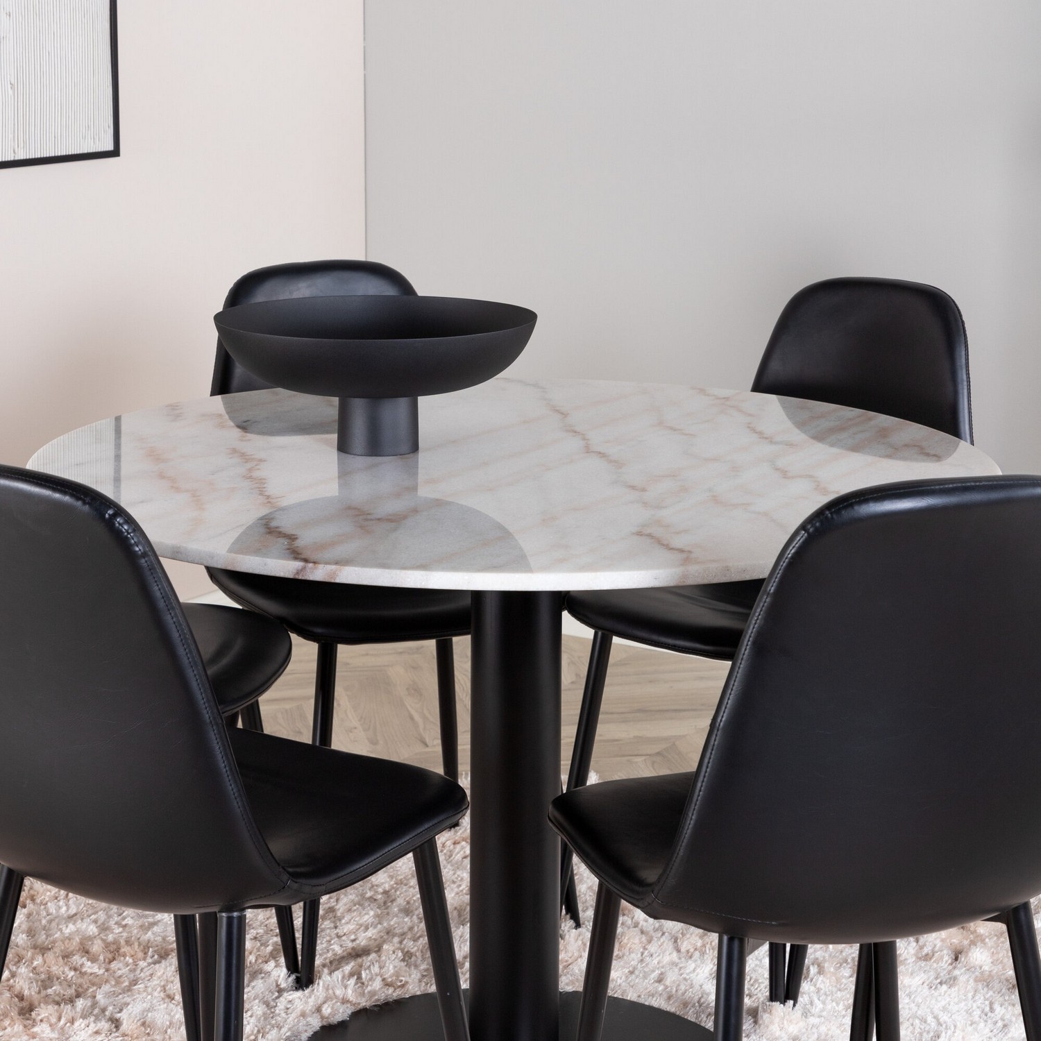 Matgrupp Venture Home Estelle med 6 Pobbie Stolar