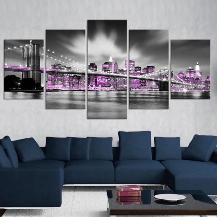 Tavla - Amethystine New York 200x100 200x100 cm
