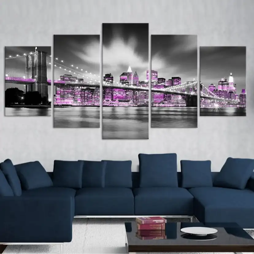 Tavla - Amethystine New York 200x100 200x100 cm
