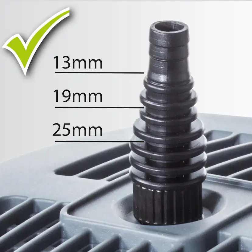 Gravitationsfilter Heissner Set 6000 med Pump