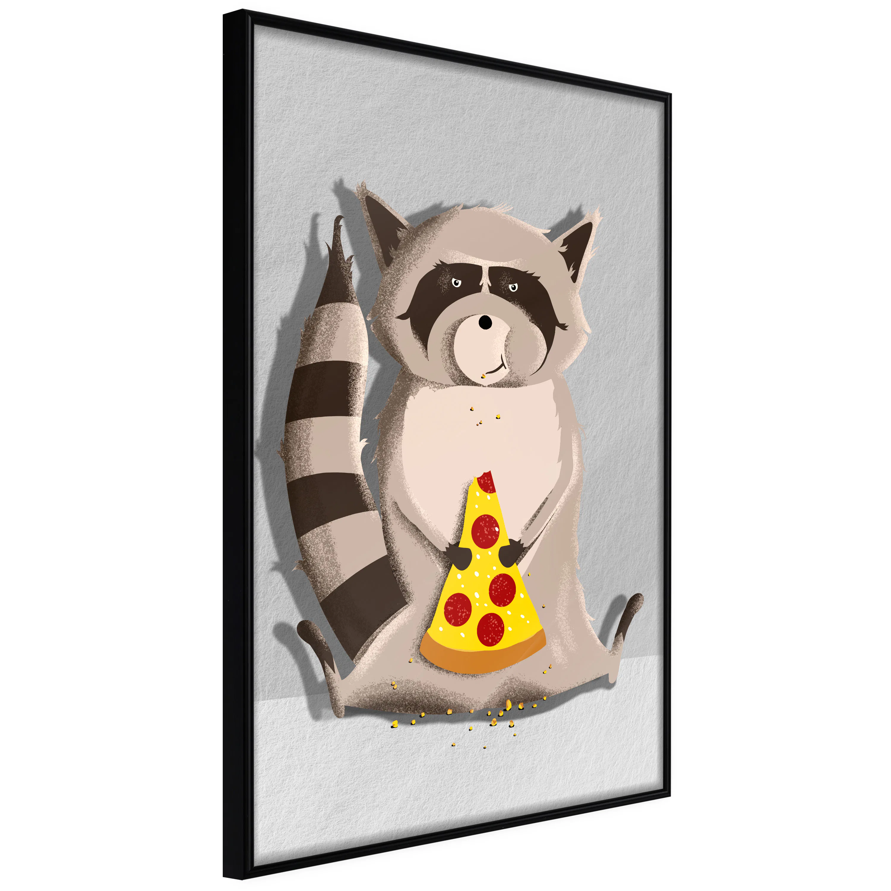 Poster Artgeist Affisch Gourmand Raccoon