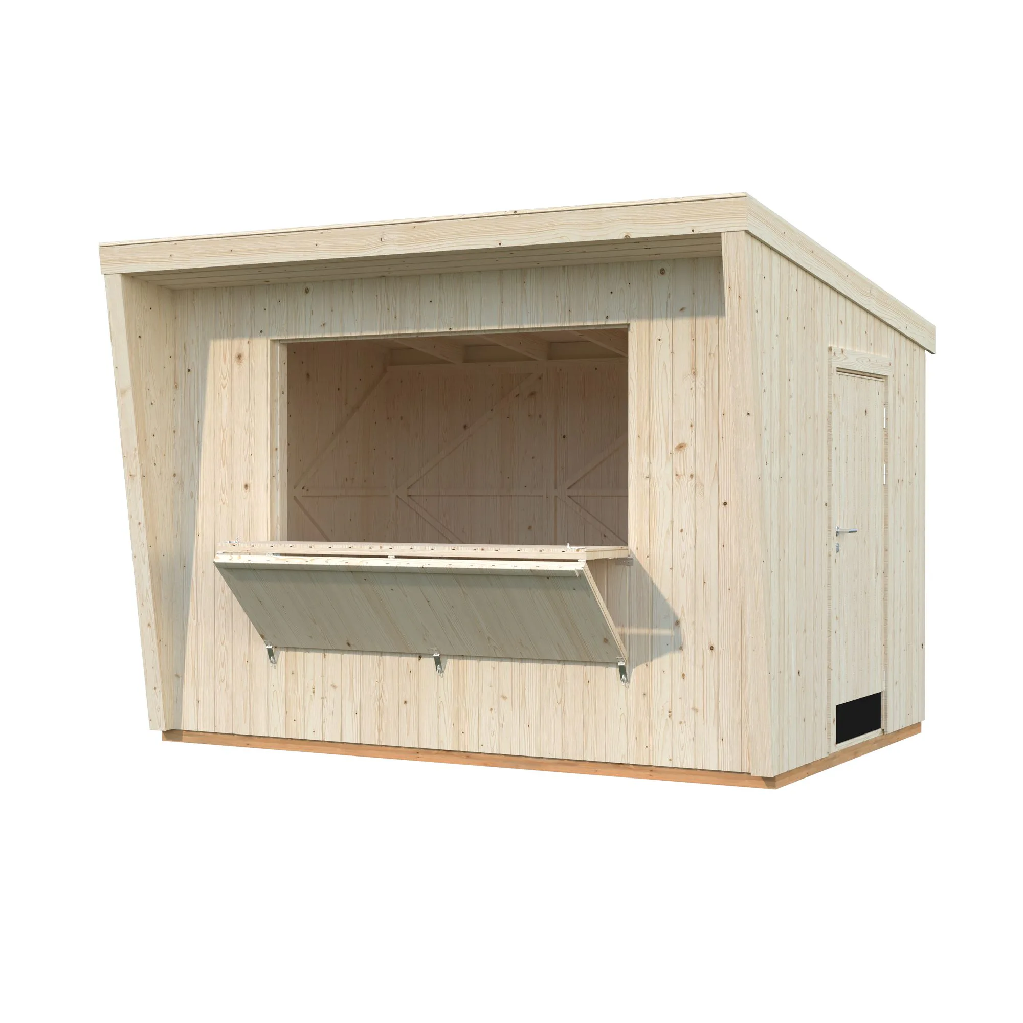 Kiosk Palmako Kira 8,4 m2 (inv. 8,2 m2) Obehandlad