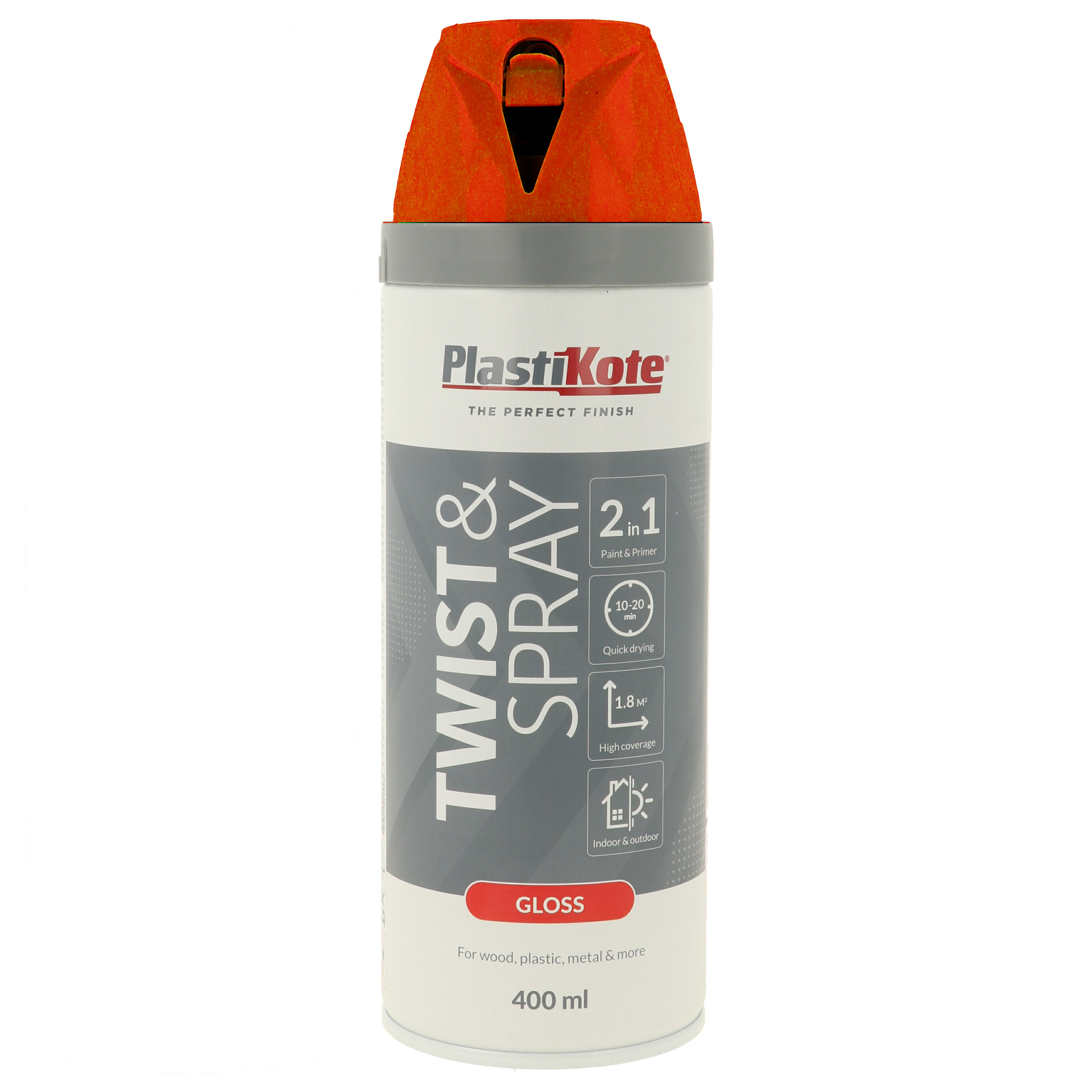 Sprayfärg Plasti-koteT&S Klarröd Blank 400 ml