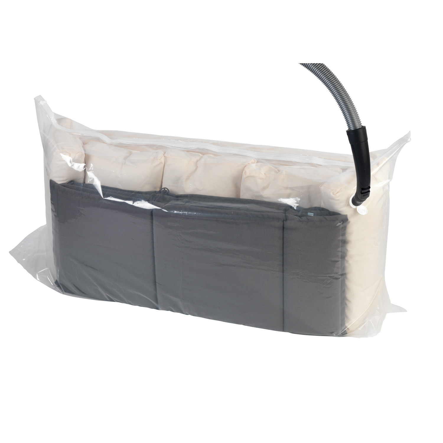 Vakuumpåse WENKO Vakuum Platsbesparande Klädförvaring Kub XXL 180x90x50cm