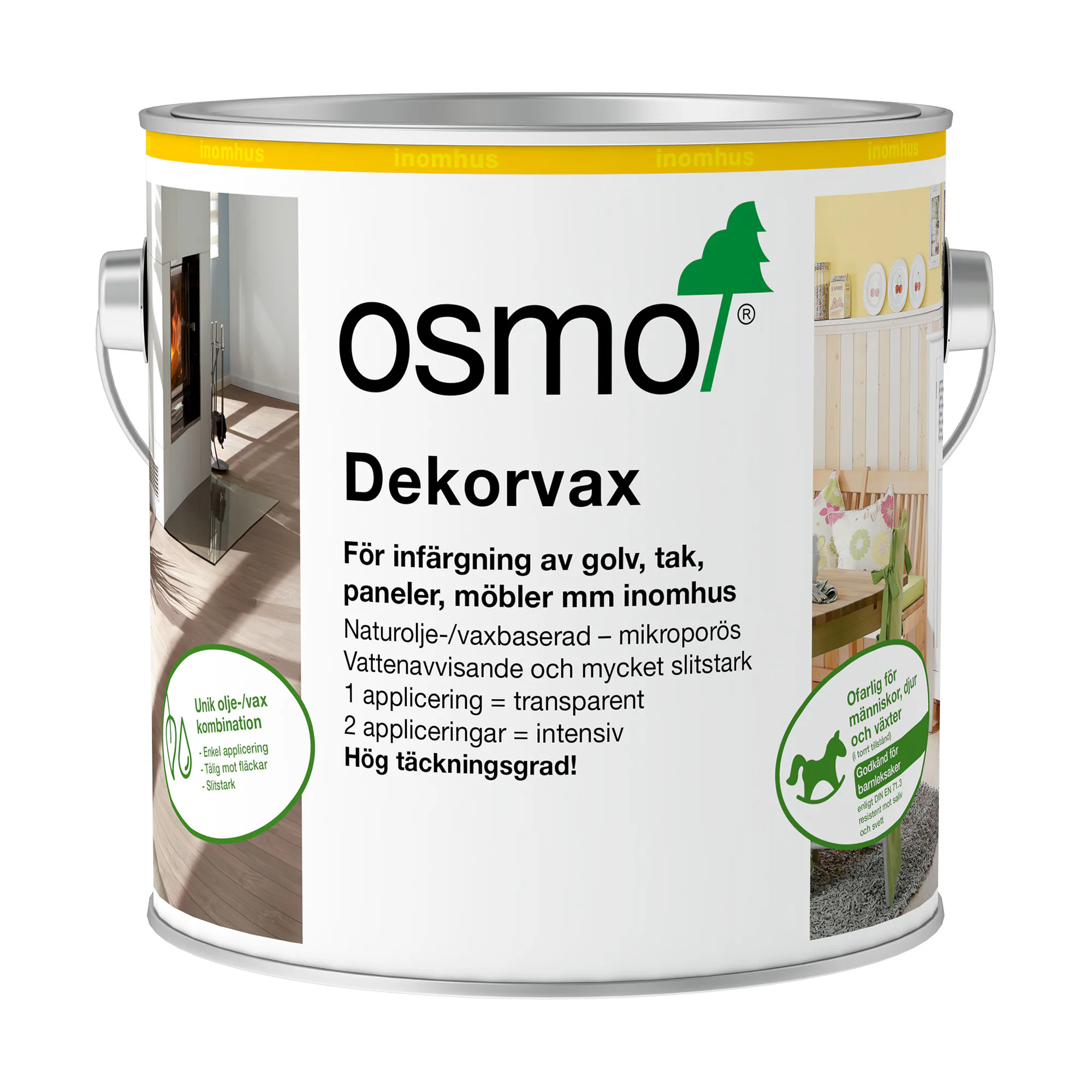 OSMO 3188 Dekorvax Snö 2,5 liter 2,5 liter