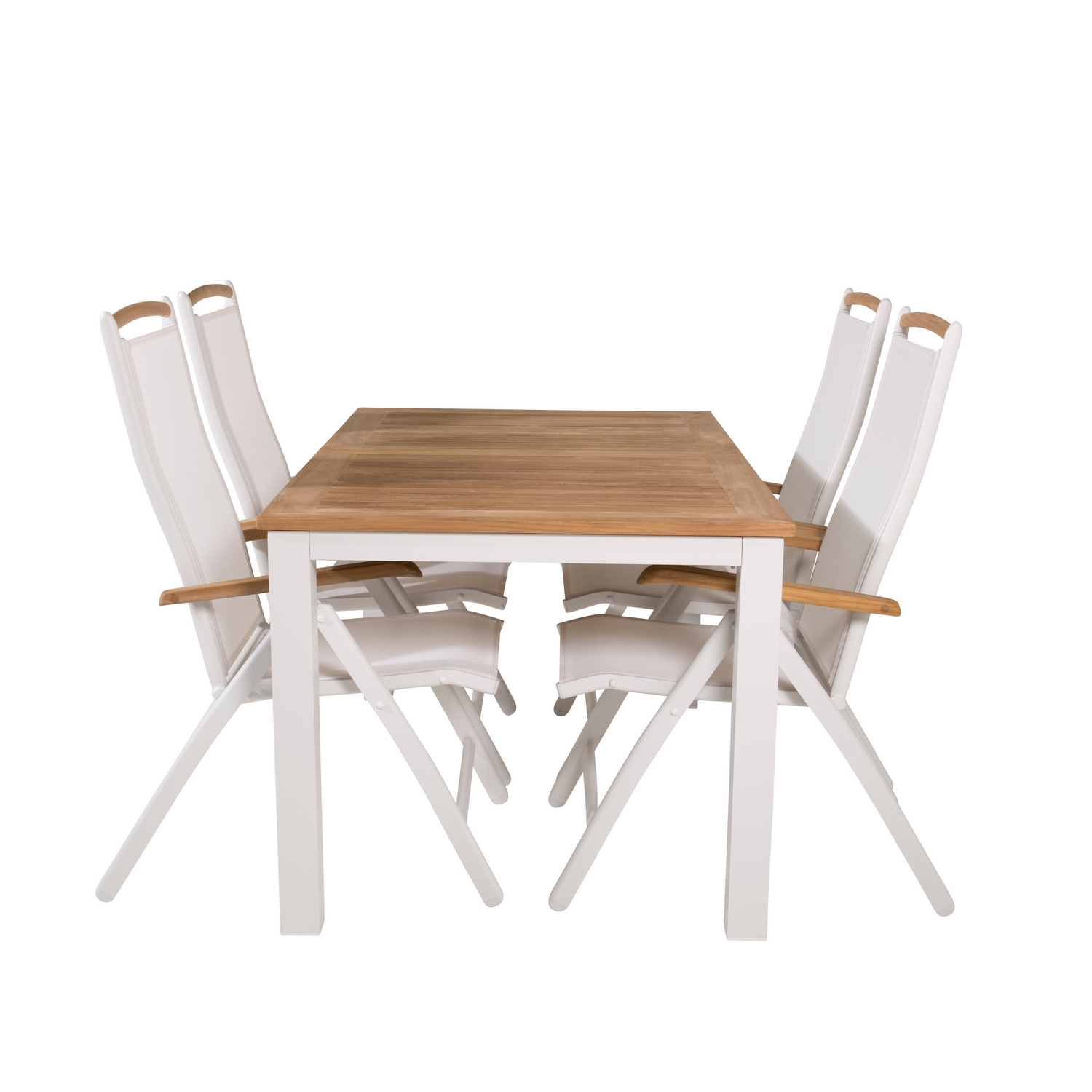 Matgrupp Venture Home Perla 152/210 med 4 Stolar