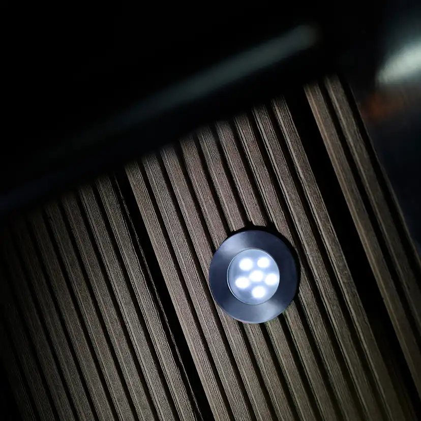 Decklight Gardenlights Brevus X1 Vit LED