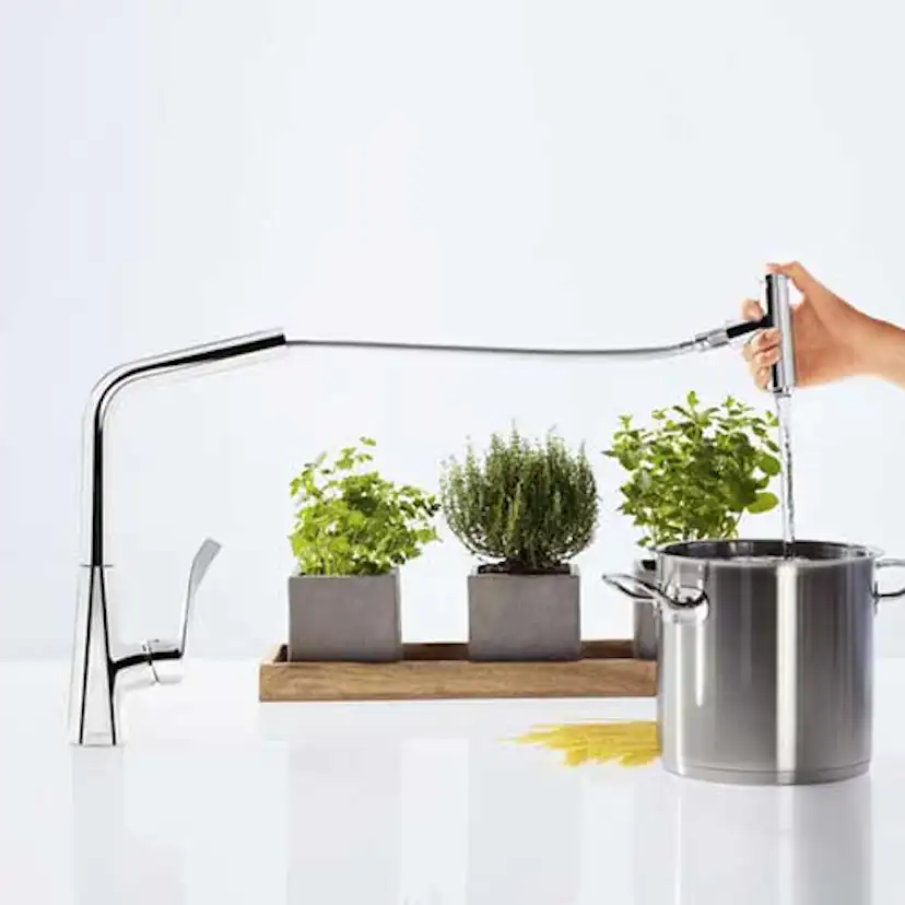 Köksblandare Hansgrohe Metris Select 320 med Utdragbar Pip