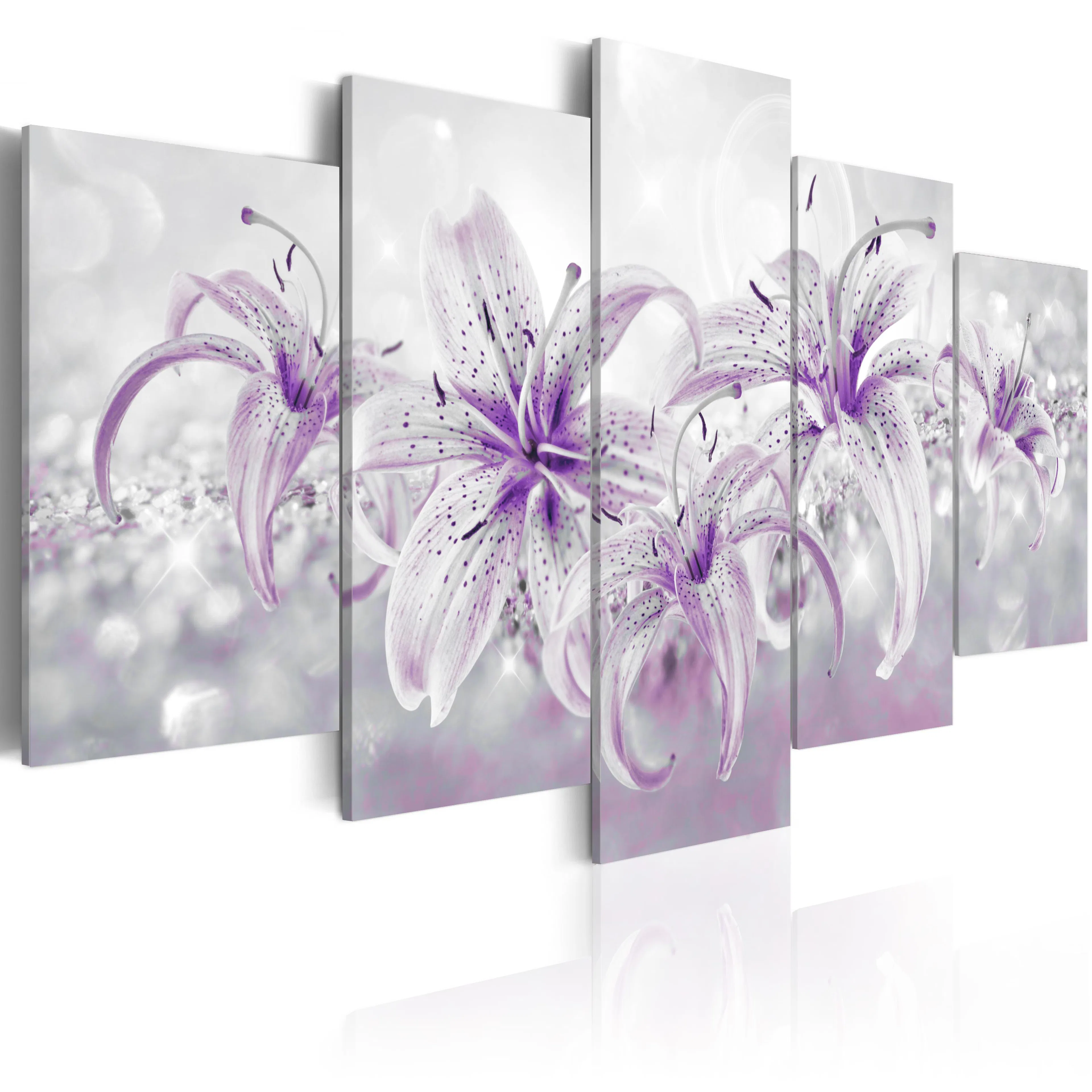 Akrylglastavla Arkiio Purple Graces