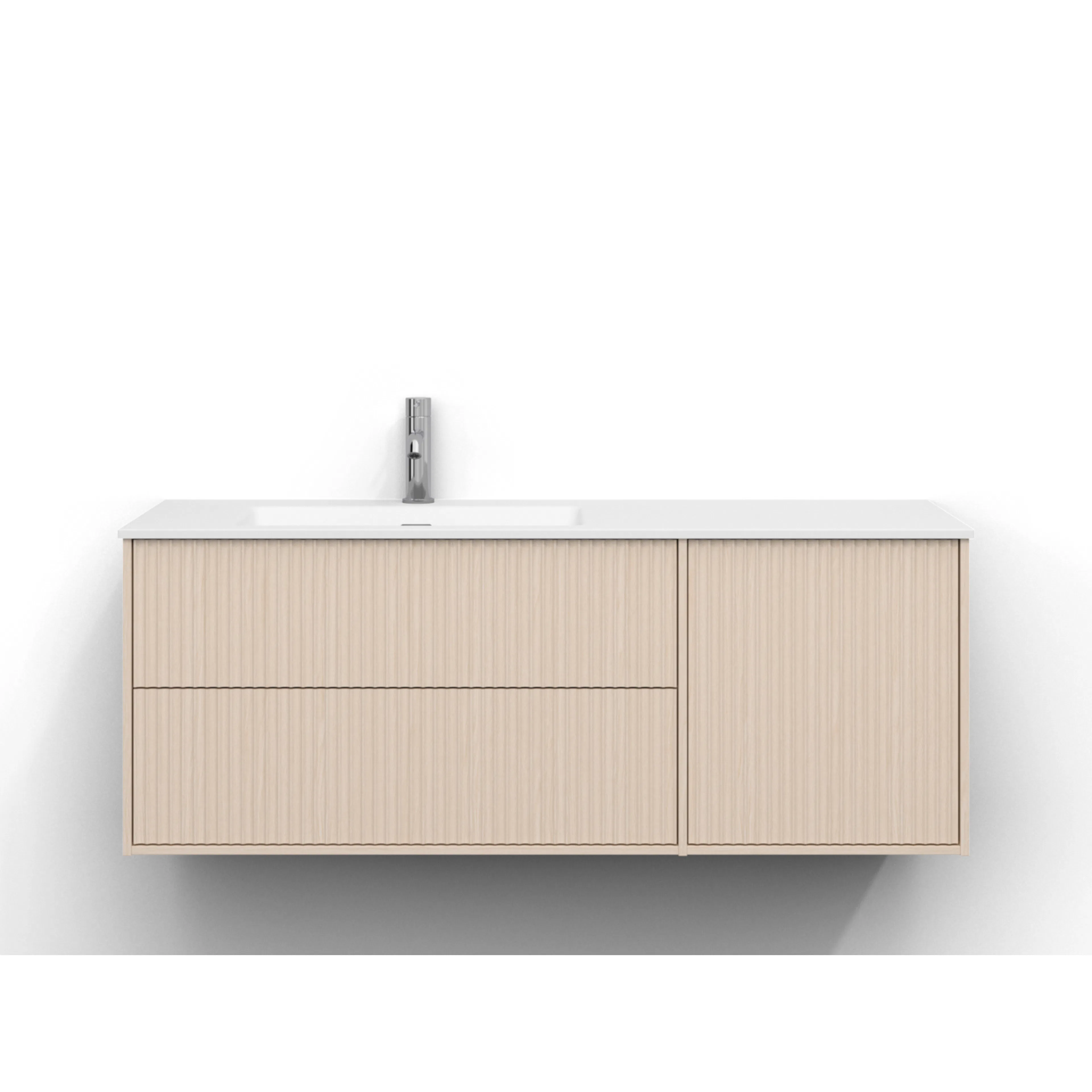 Tvättställsskåp Svedbergs Epos 120x45 med 2+1 Lådor