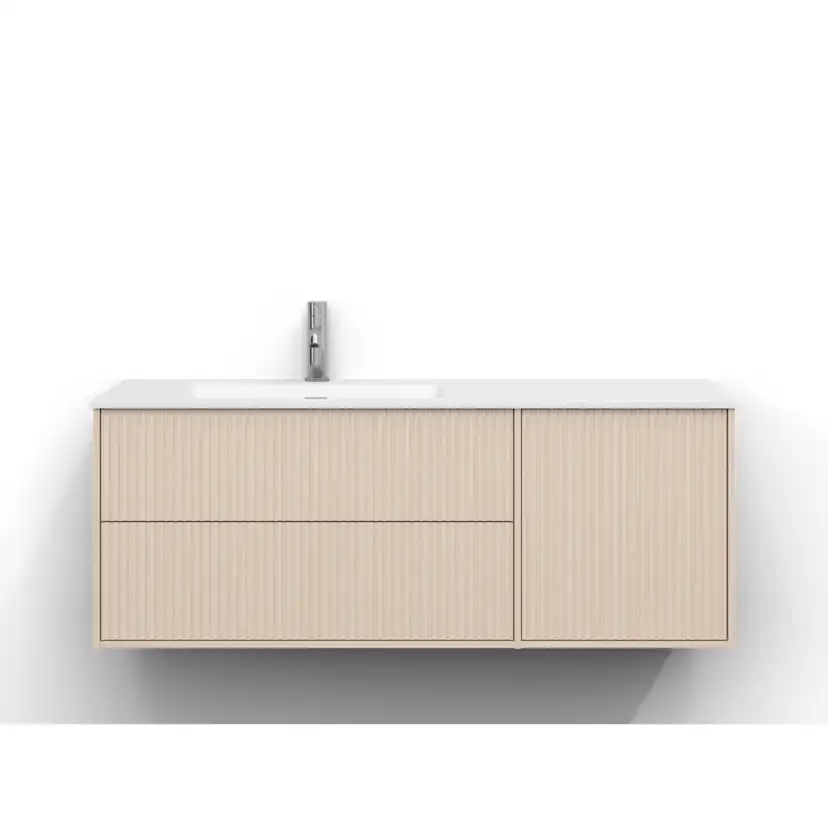 Tvättställsskåp Svedbergs Epos 120x45 med 2+1 Lådor