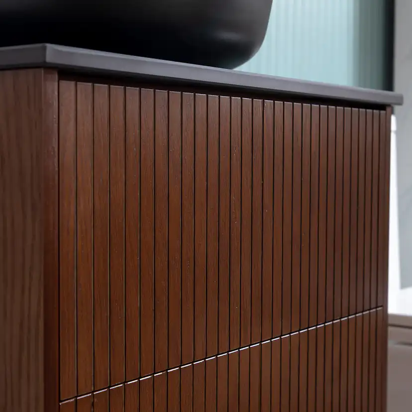 Washbasin Cabinet Bathlife FÖRTJUST 60 Brown oak Bredd: 600 mm