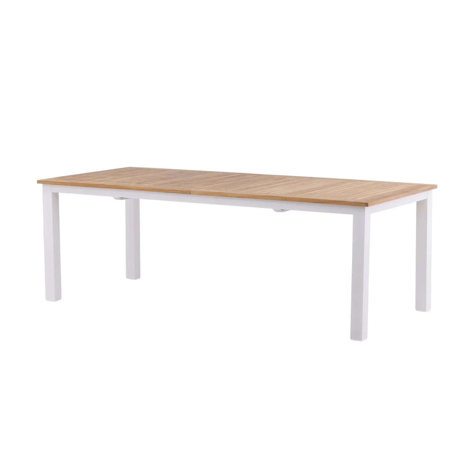 Panama - Table - 224/324*100 - Vit Alu/Teak Vit/Teak