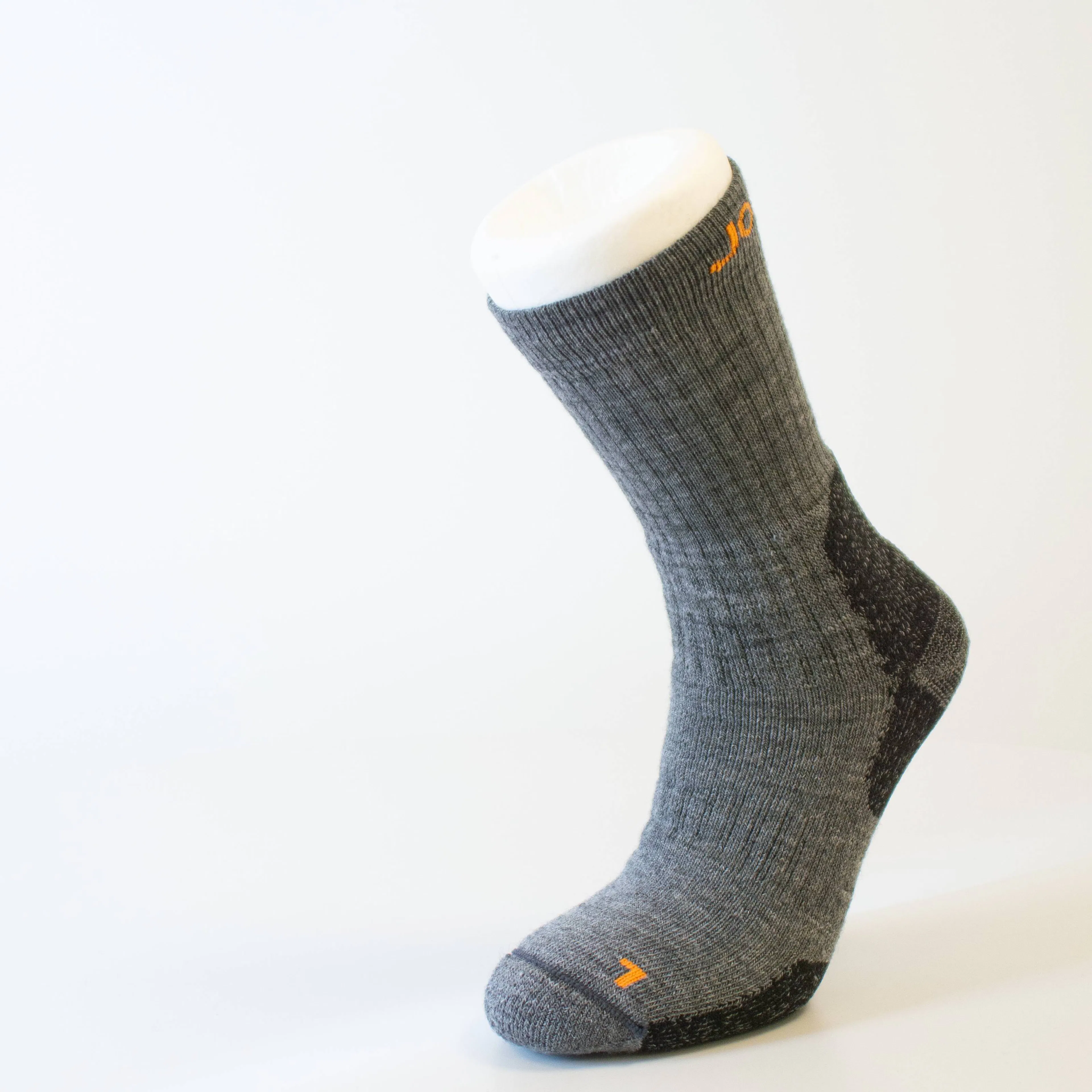 Merino Socka Tjock Mörkgrån/Sv 37-39 37-39