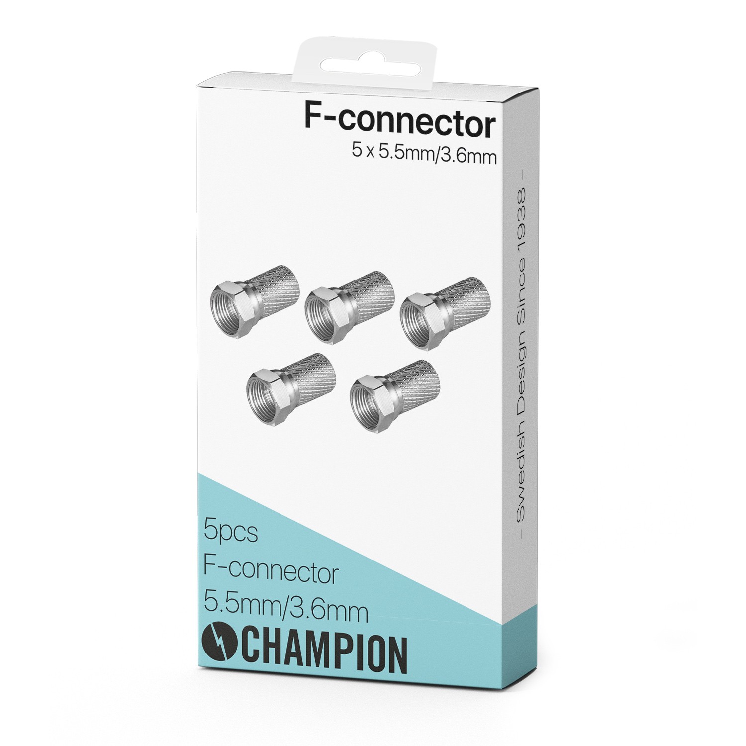 F-Kontakt Champion 5,5 / 3,6m 5-pack