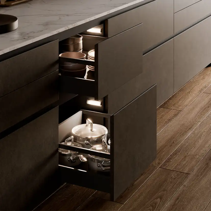 Lådbelysning Beslag Design Hiddi