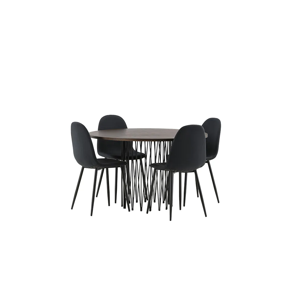 Matgrupp furniture/fashion Stone med 4 Polar Stolar