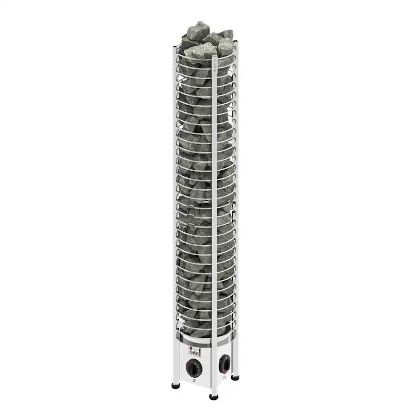 Elektriskt Bastuaggregat SAWO Tower Round 3P-1P