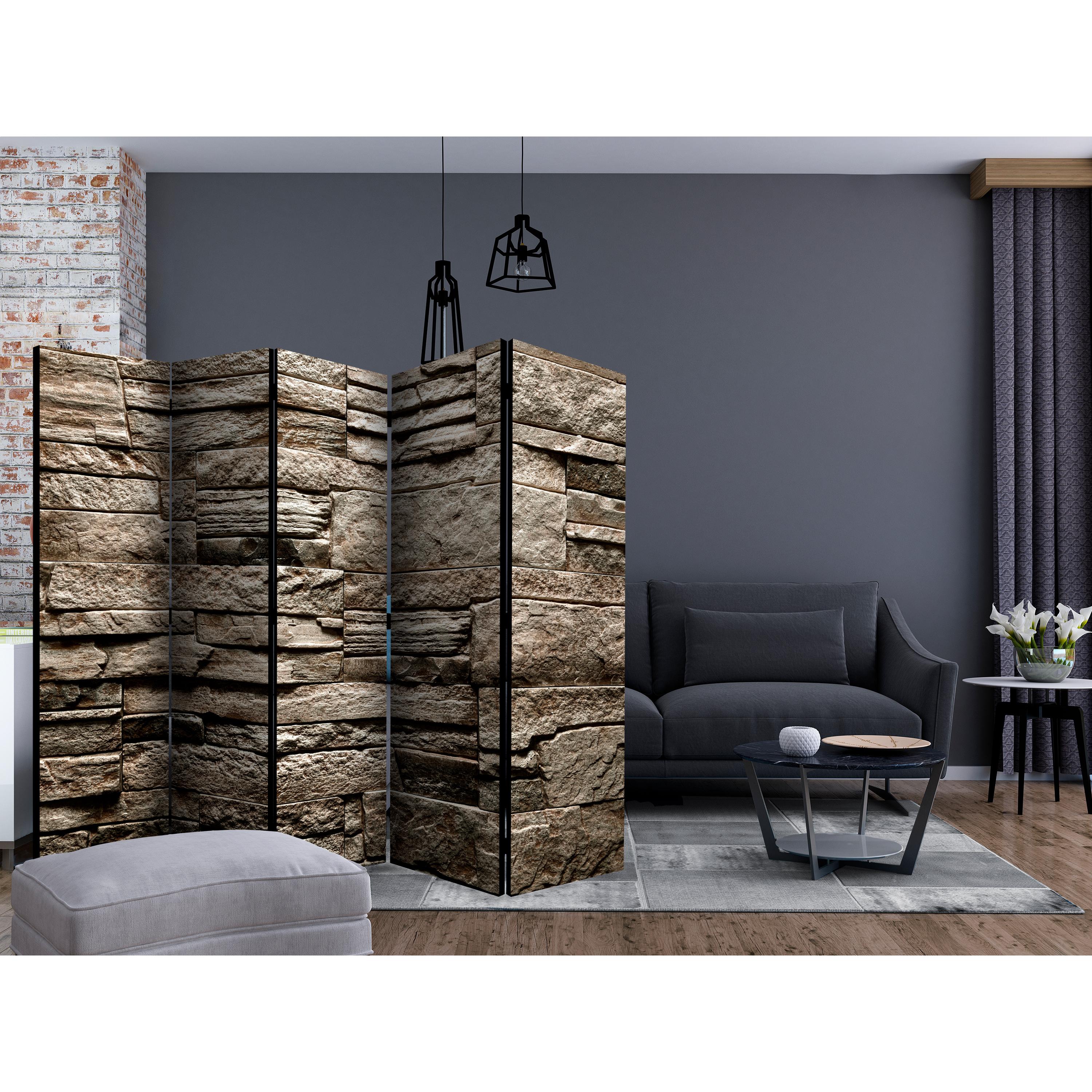 Rumsavdelare Arkiio Beautiful Brown Stone II 225x172 cm