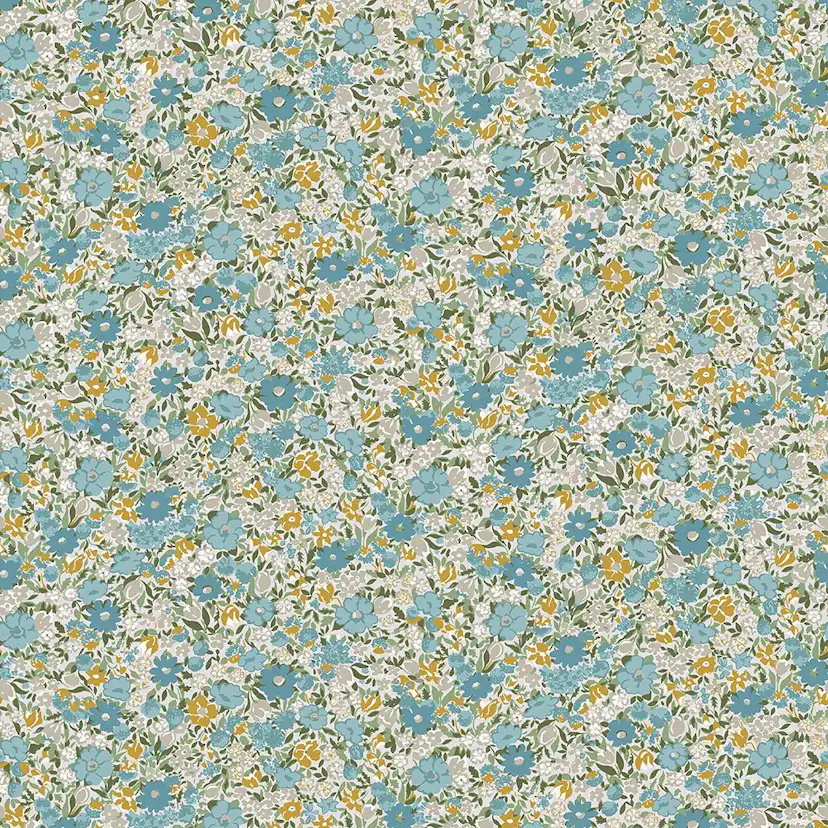 Tapet Laura Ashley Loveston Newport Blå 121075