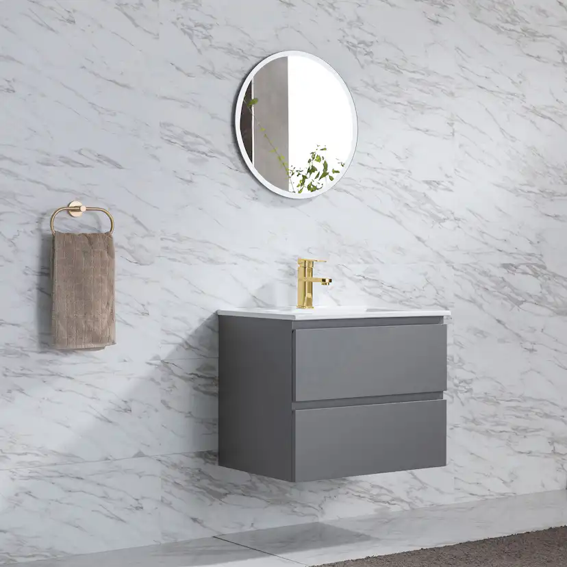 Tvättställsskåp Bathlife Eufori Grå