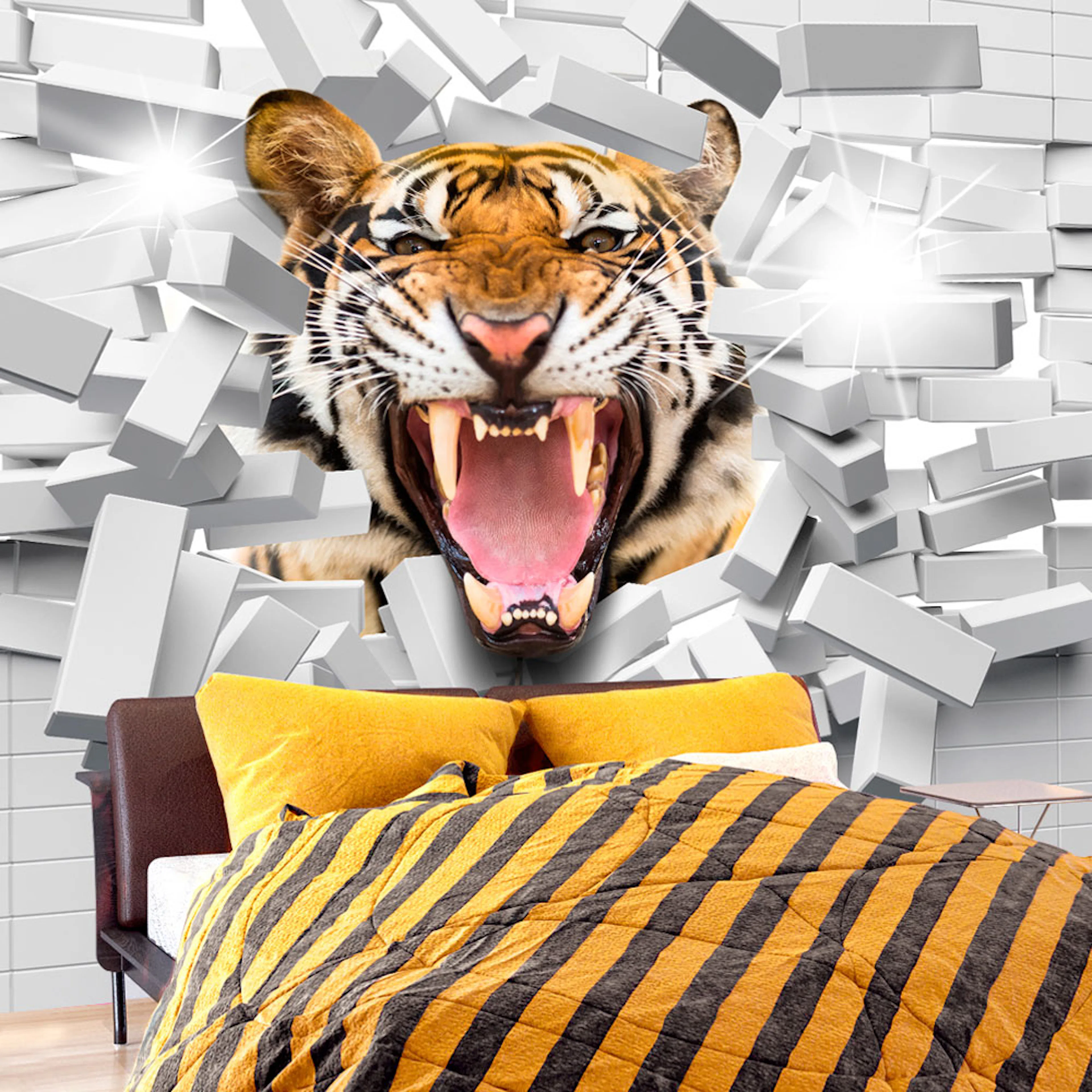 Fototapet Arkiio Tiger Jump