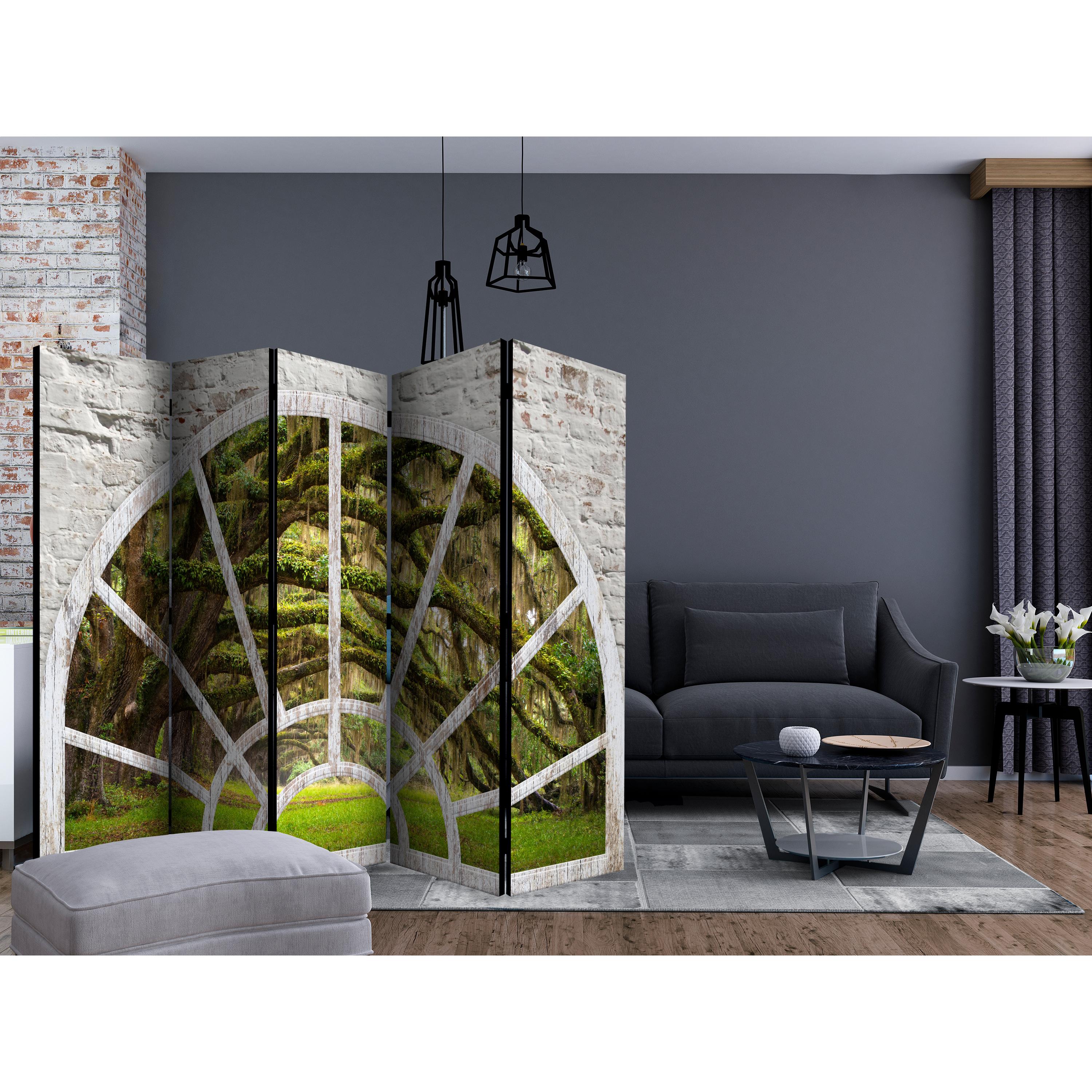Rumsavdelare Arkiio Window to Secret Forest II 225x172 cm