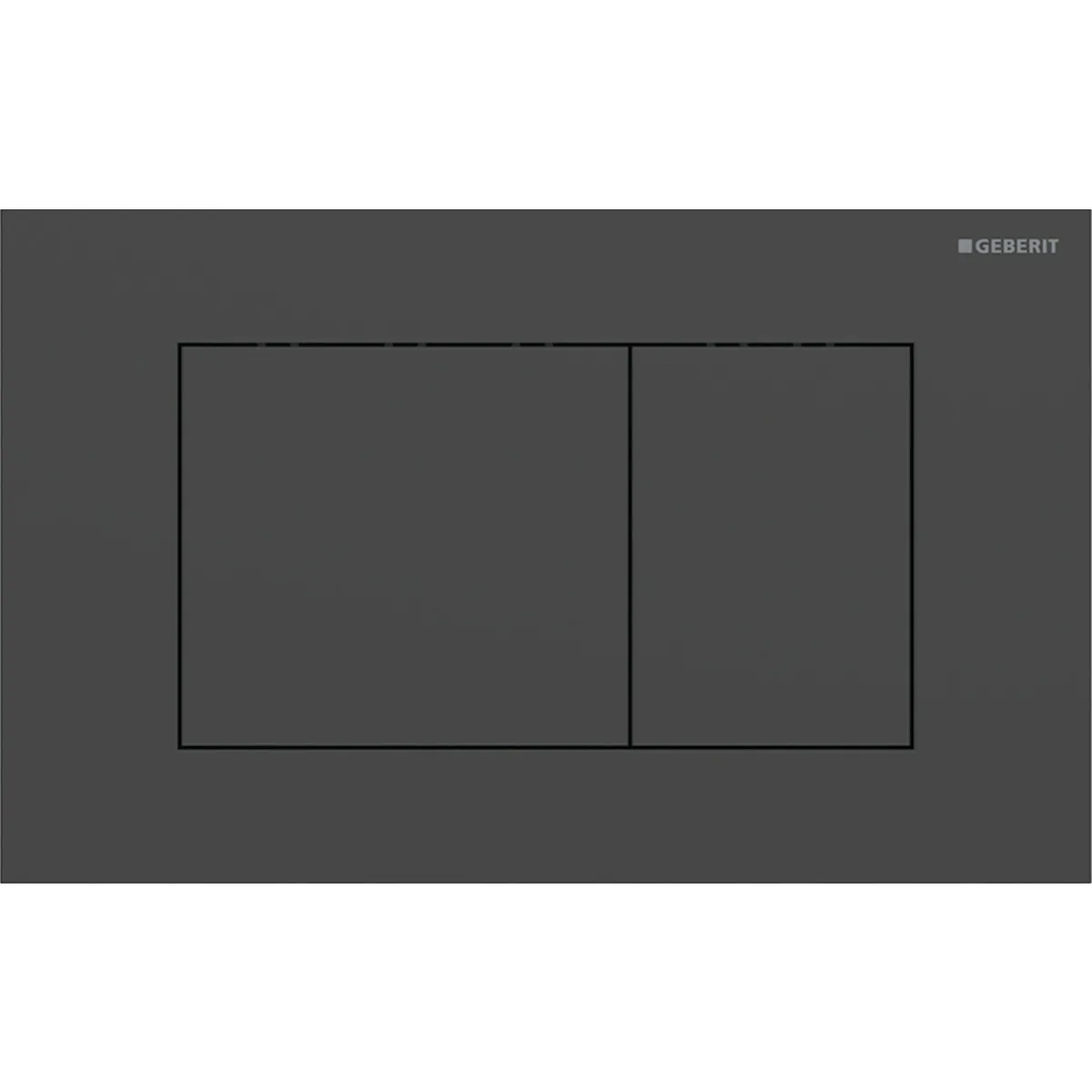Tryckplatta matt svart/matt svart D:0,6 mm Matt Svart