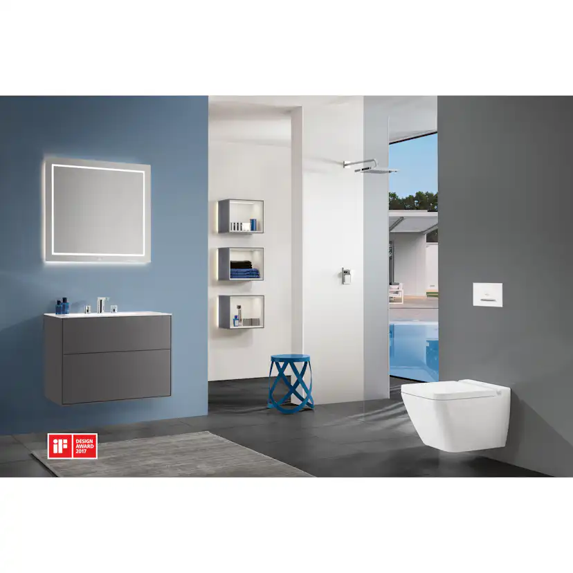 Badrumsspegel Villeroy & Boch Finion med Belysning