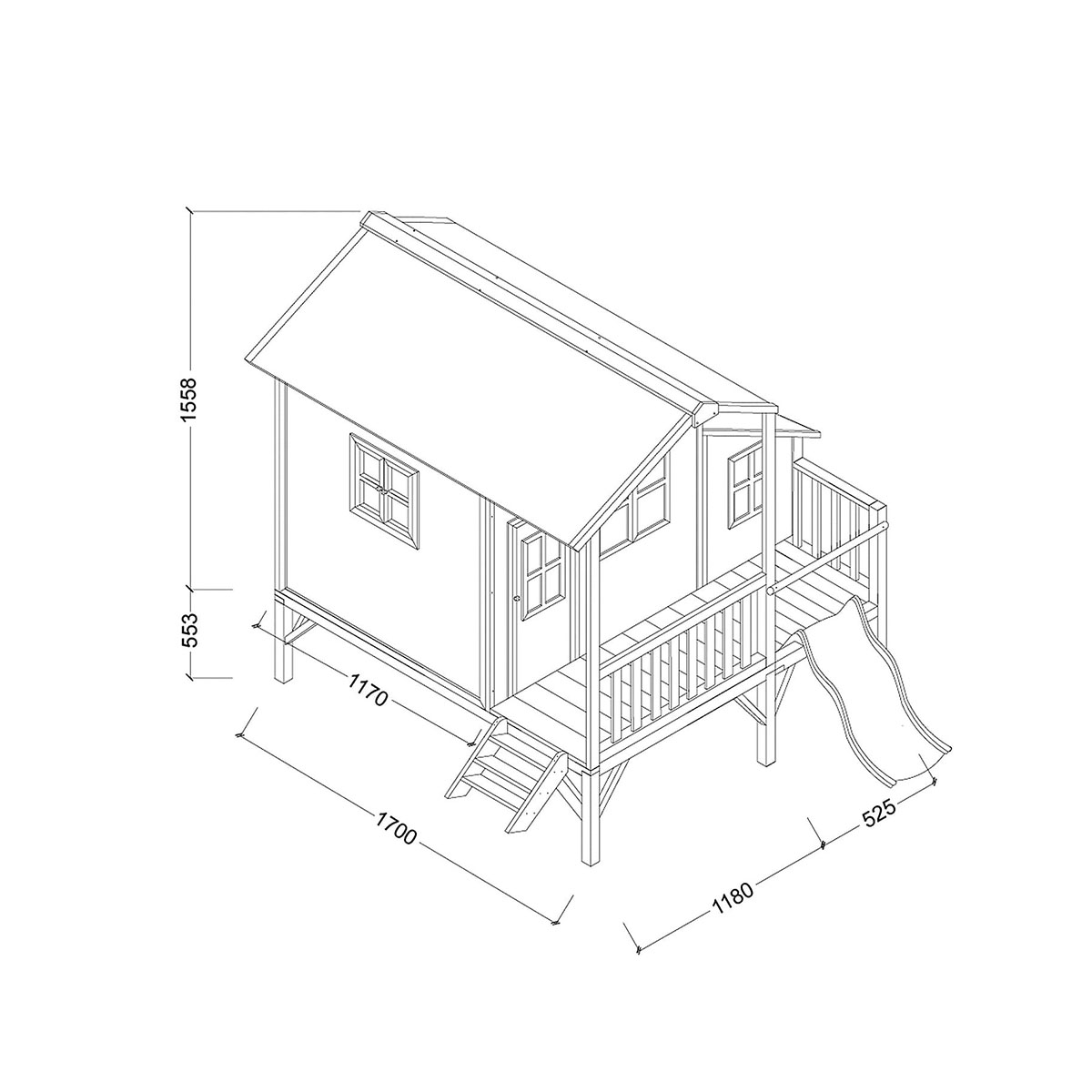 Lekstuga Exit Toys Loft 350