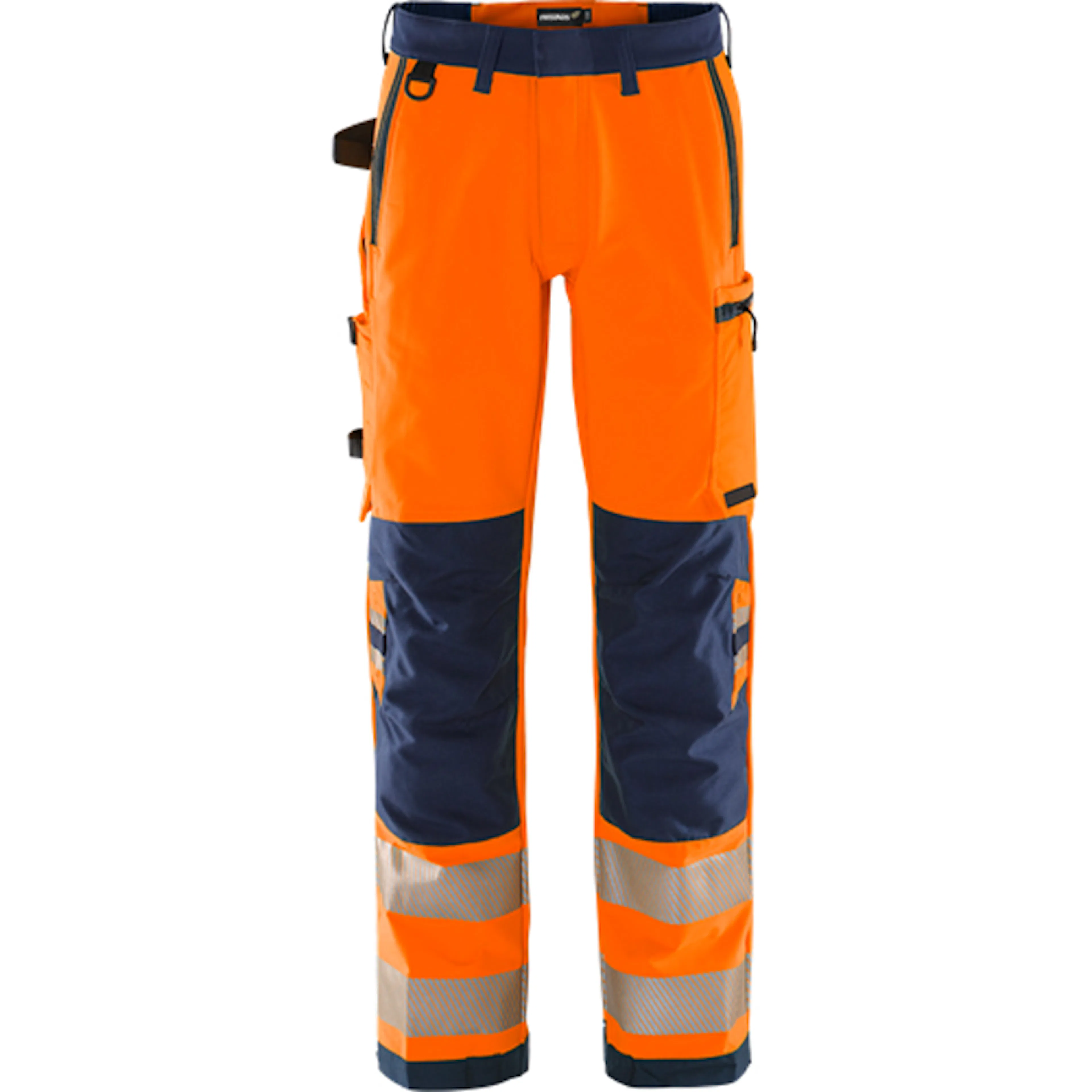Varselorange/Marinblå