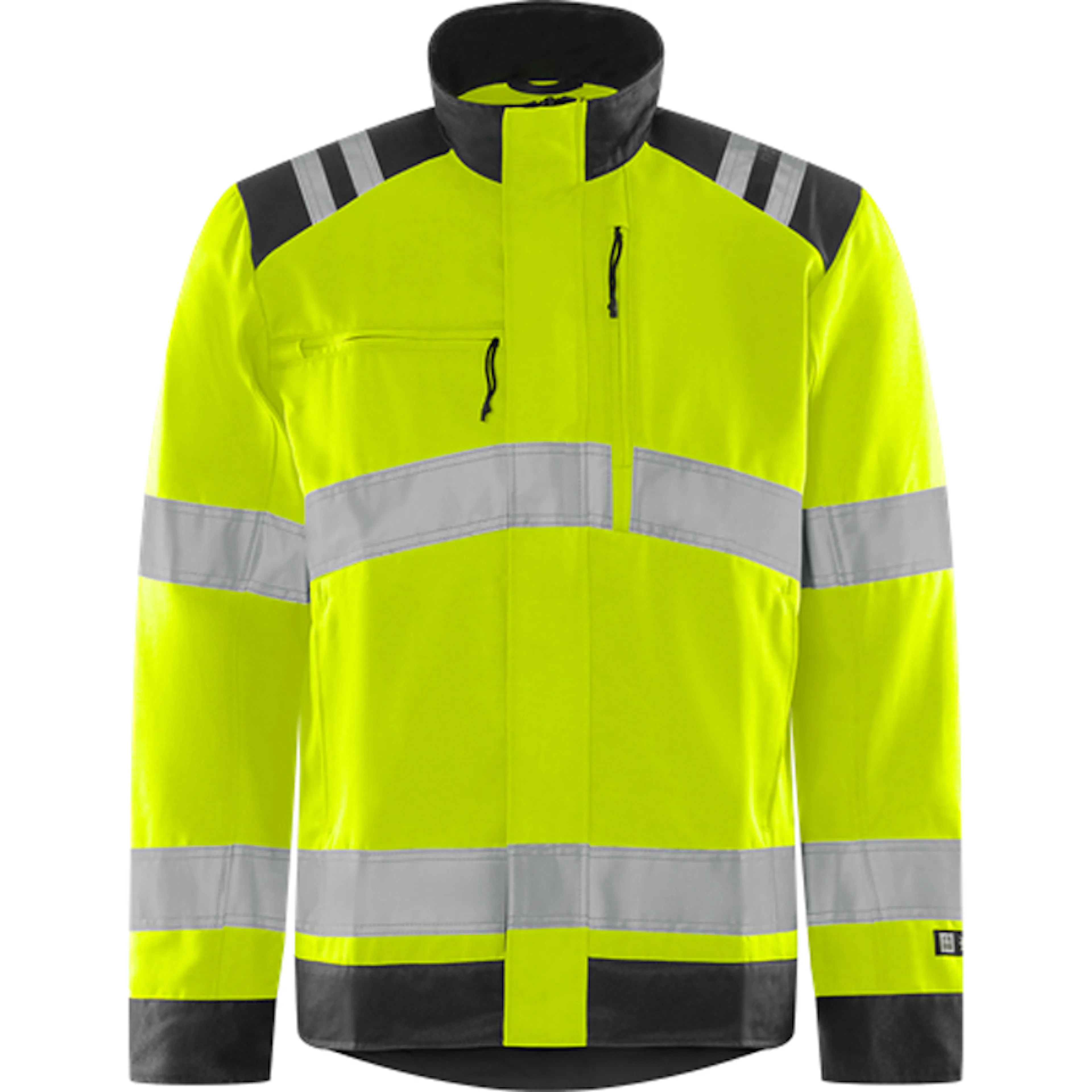 GREEN JACKA VARSEL KL 3 4067 GPLU Färg: Varselgul/Svart, Storlek: M