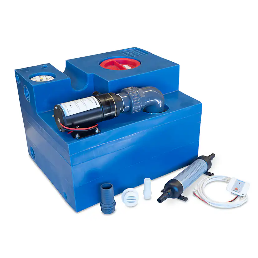 Svartvattentank Albin Group Marine 47L CPL Macerator 12V