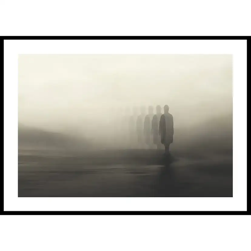 Poster Gallerix Disappearing Into The Fog