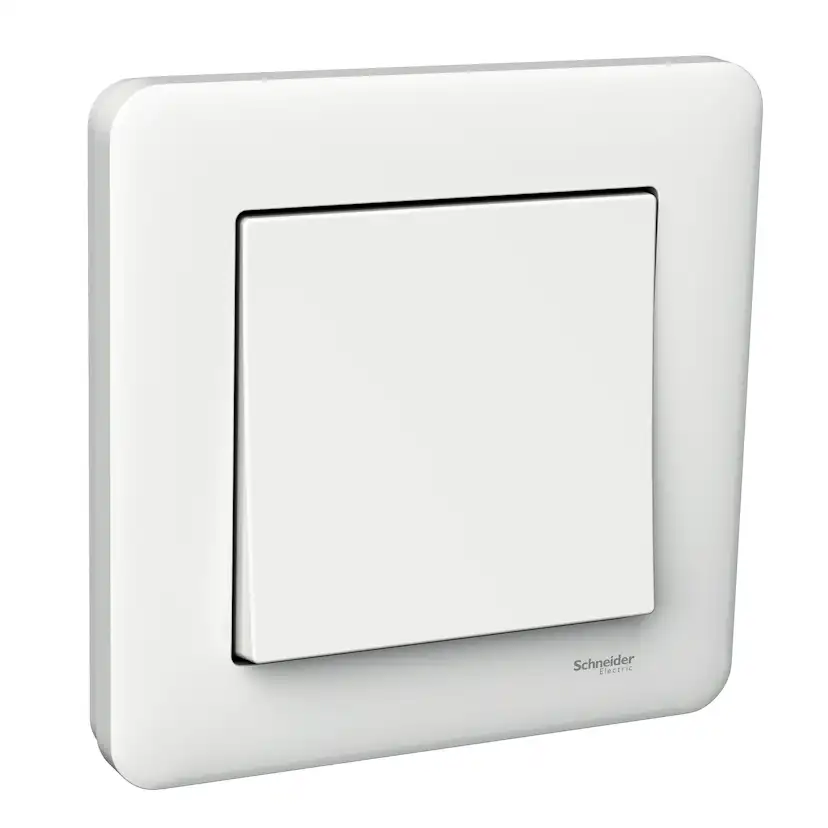 Strömbrytare Schneider Electric Exxact Trapp/1-pol Komplett