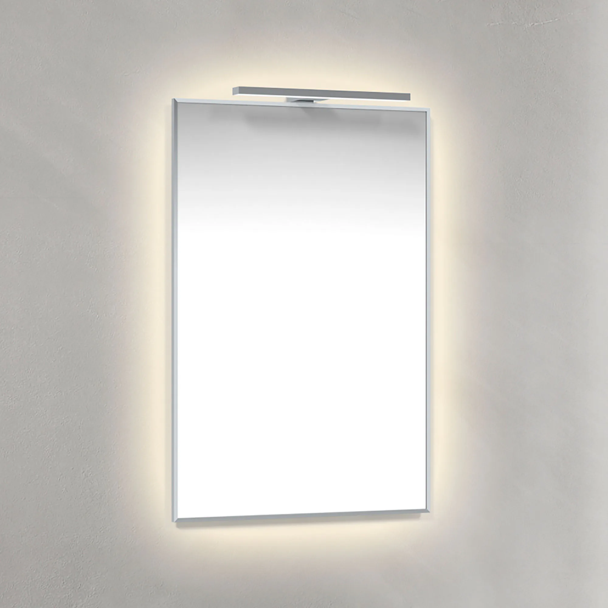 Spegel Macro Design Crown Ambilight T-belysning Med Ram