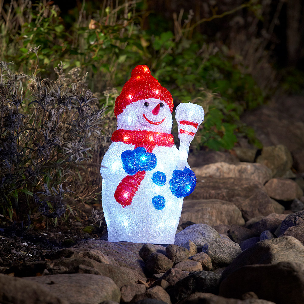 Dekorationsbelysning Gnosjö Konstsmide Snögubbe 48 LED