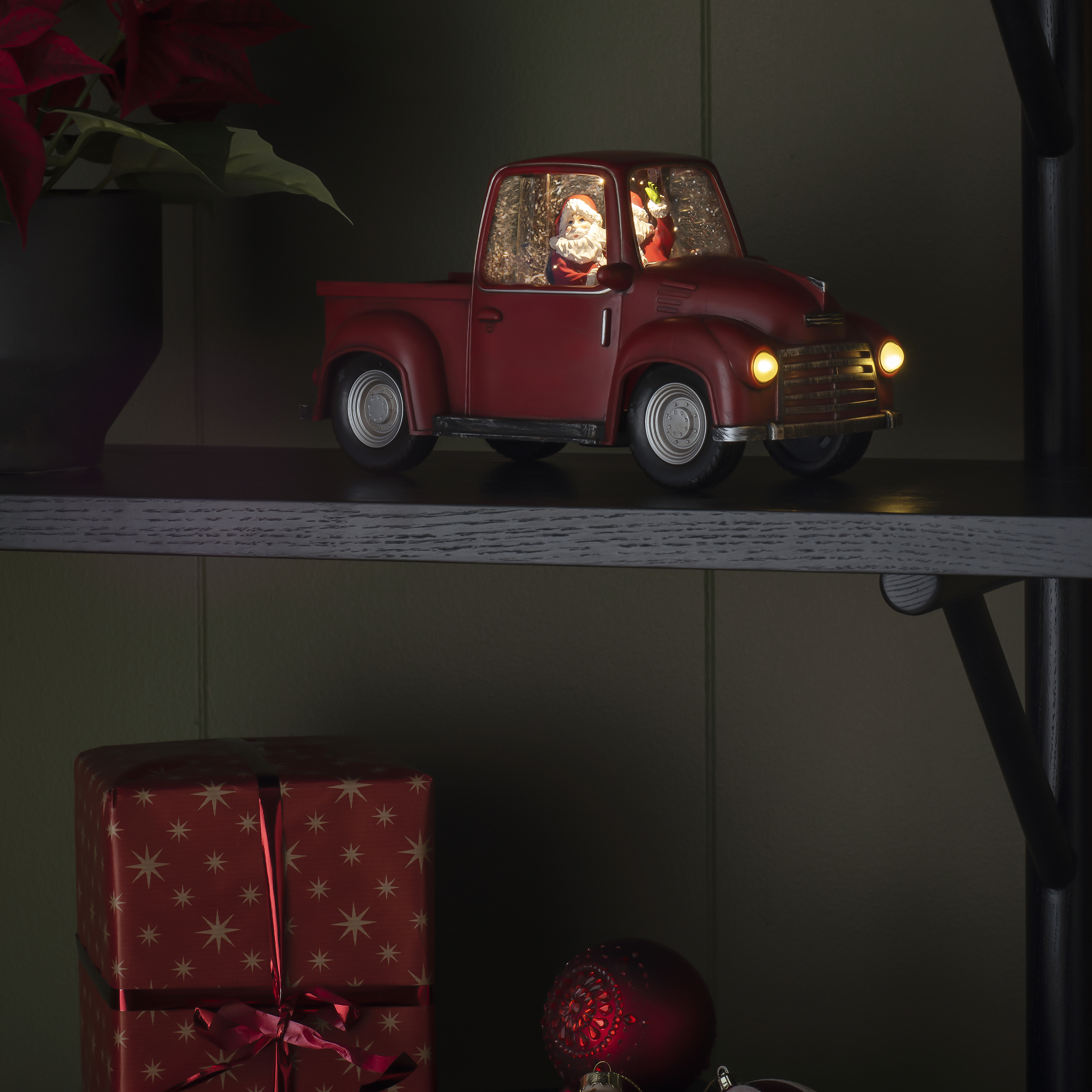 Dekorationsbelysning Gnosjö Konstsmide Pick-up med Tomte