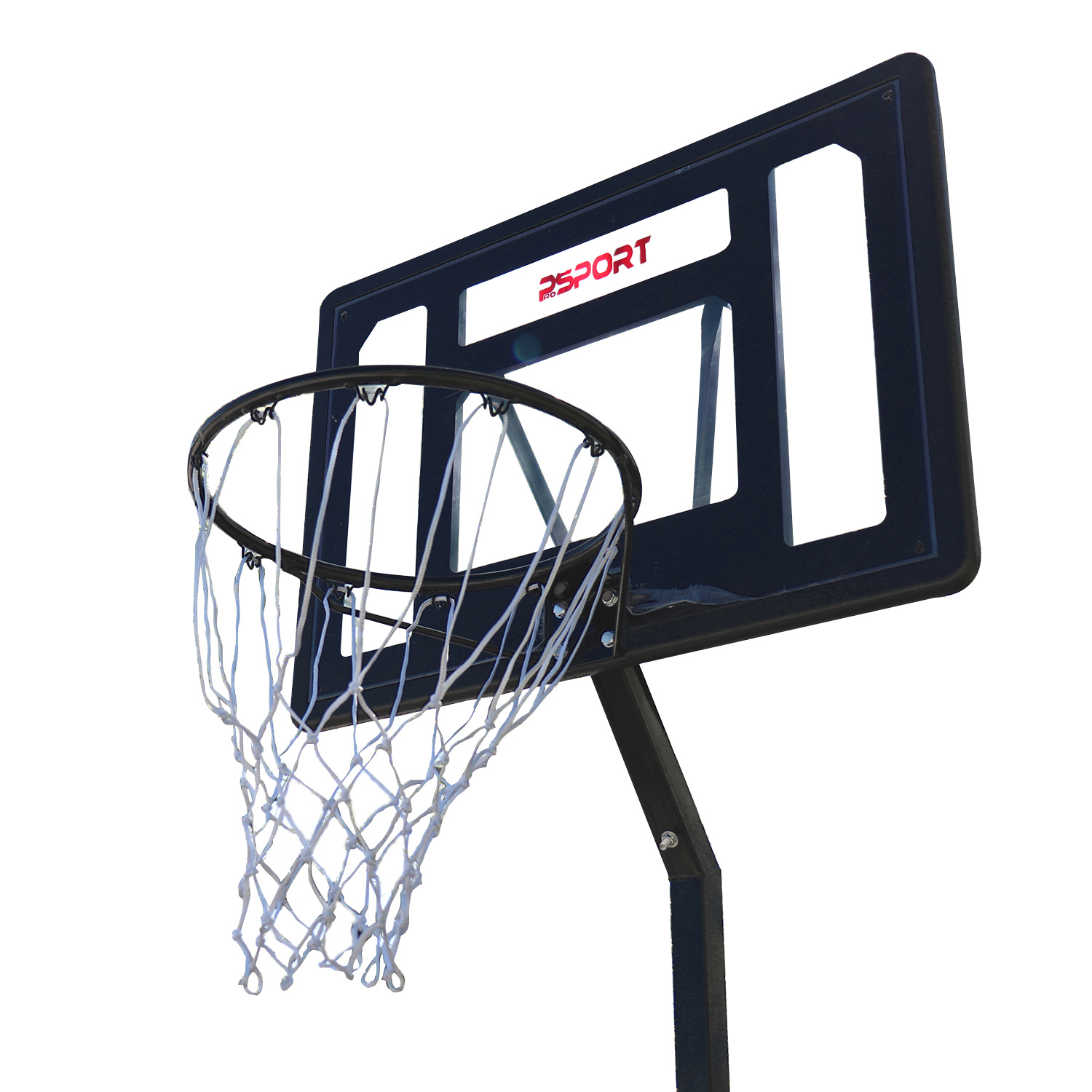 Basketkorg ProSport Ungdom Black Edition 2,1-2,6m
