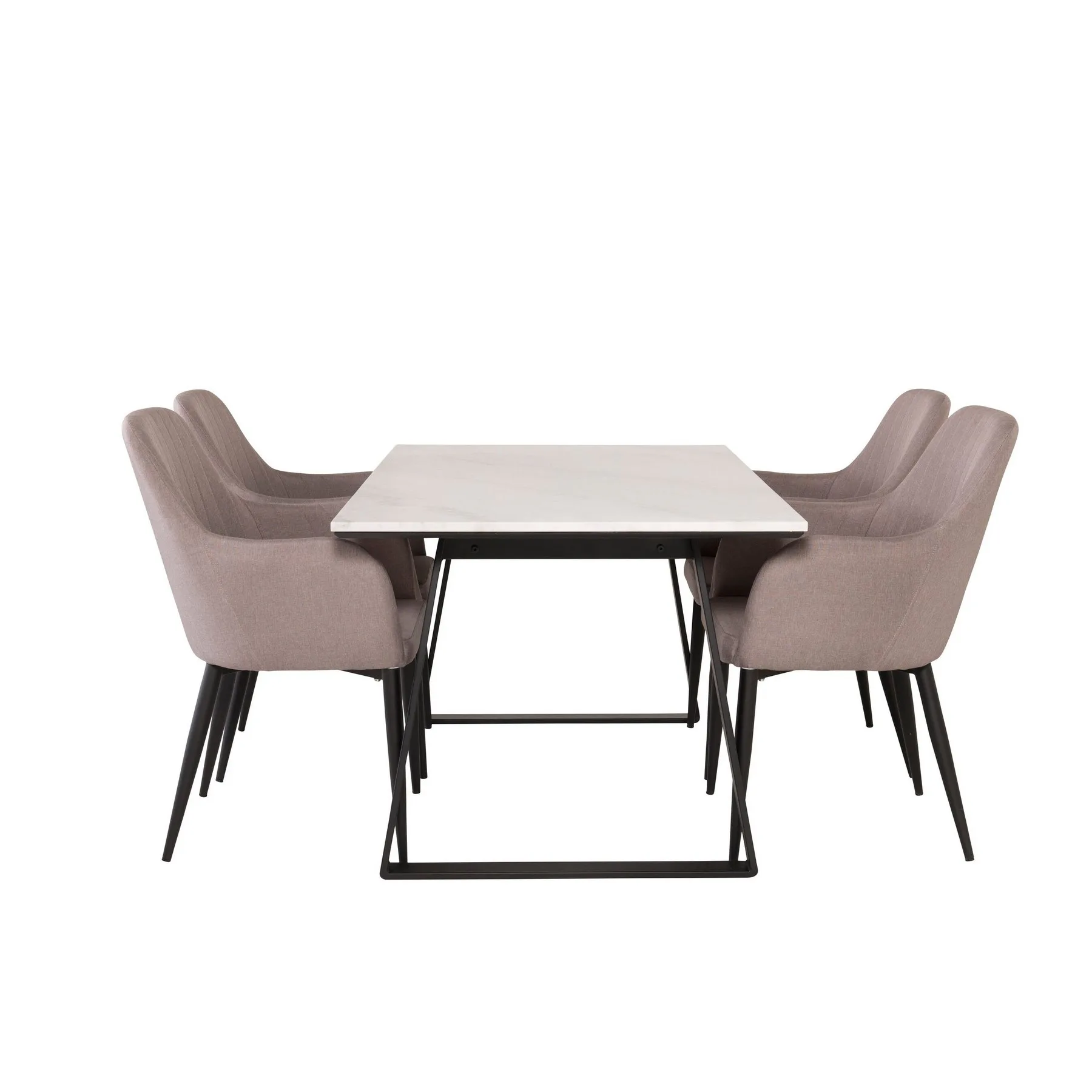 Matgrupp Venture Home Estelle Rektangulär med 4st Comfort Stolar