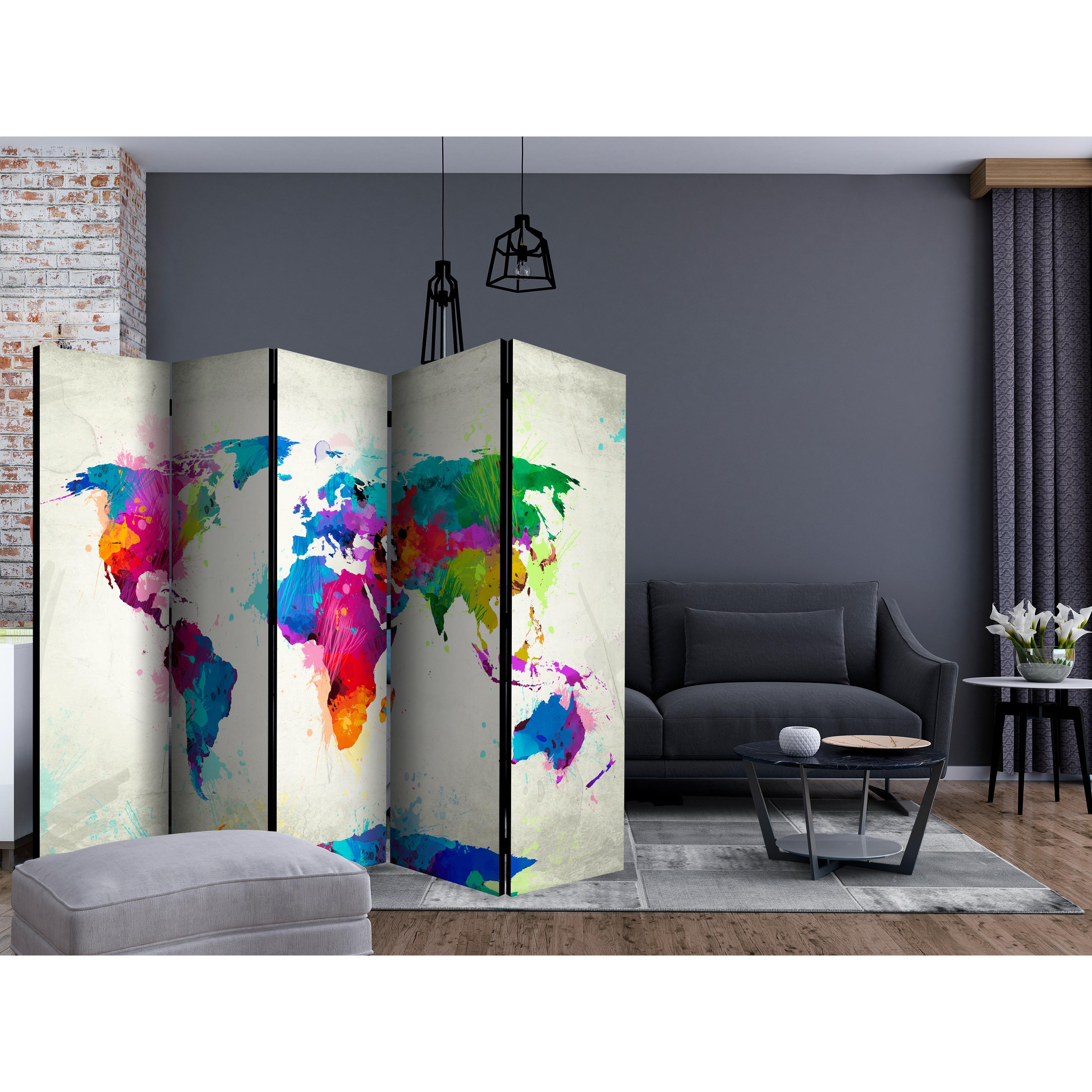 Rumsavdelare Arkiio The Map of Happiness II 225x172 cm