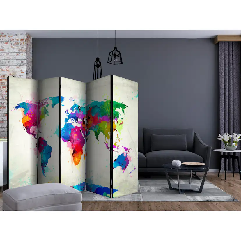 Rumsavdelare Arkiio The Map of Happiness II 225x172 cm