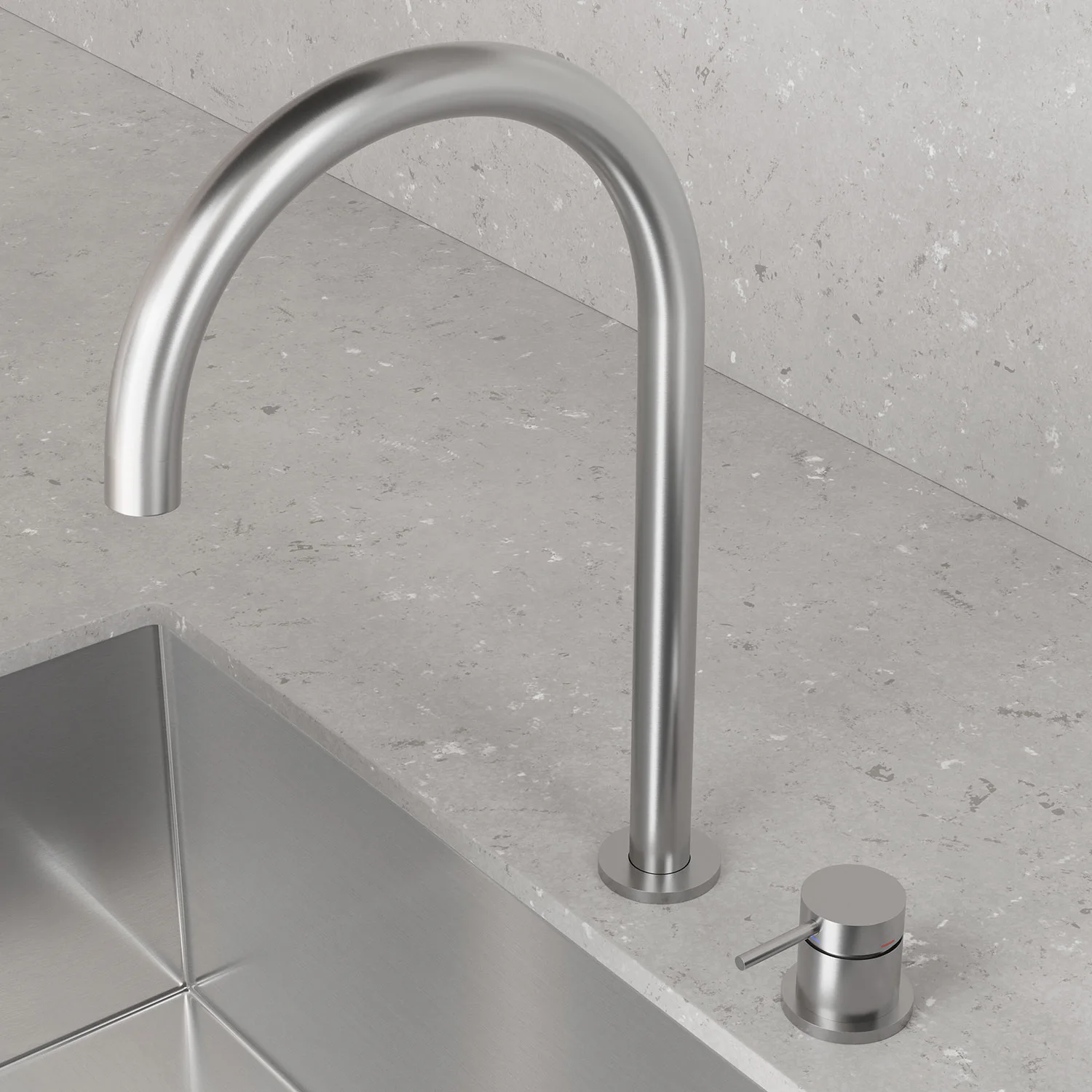 Köksblandare Scandtap Steel Harmonized K2