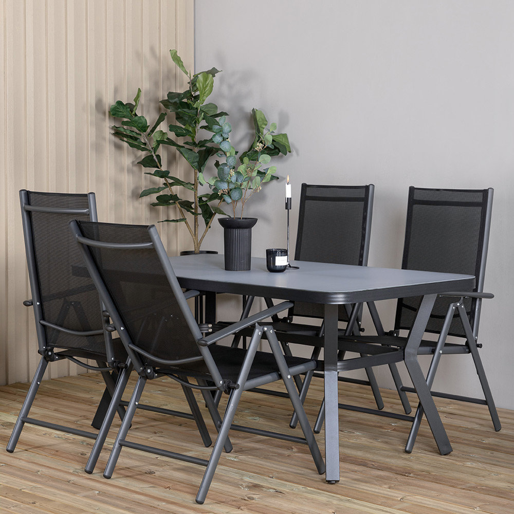 Matgrupp Venture Home Vyn med 4 Chair Matstolar