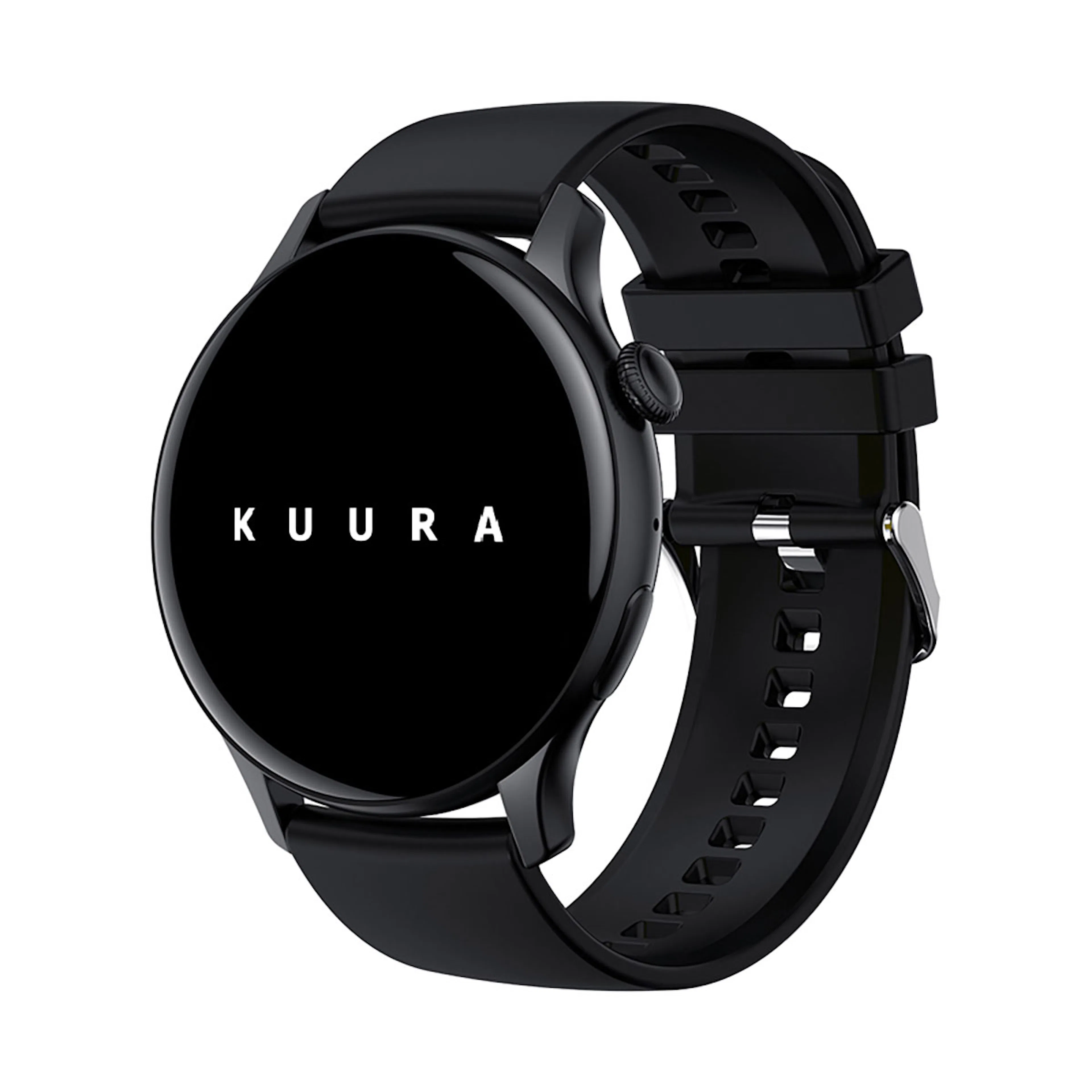 Smartwatch Kuura Function F7 V3 Svart Löparklocka med Pulsmätare
