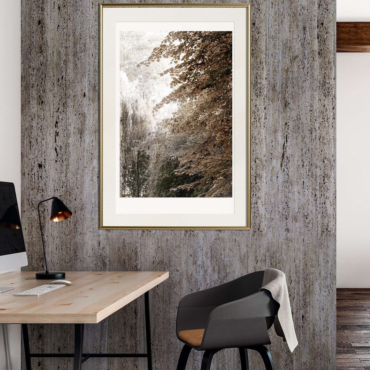 Poster Artgeist Affisch Sepia Park